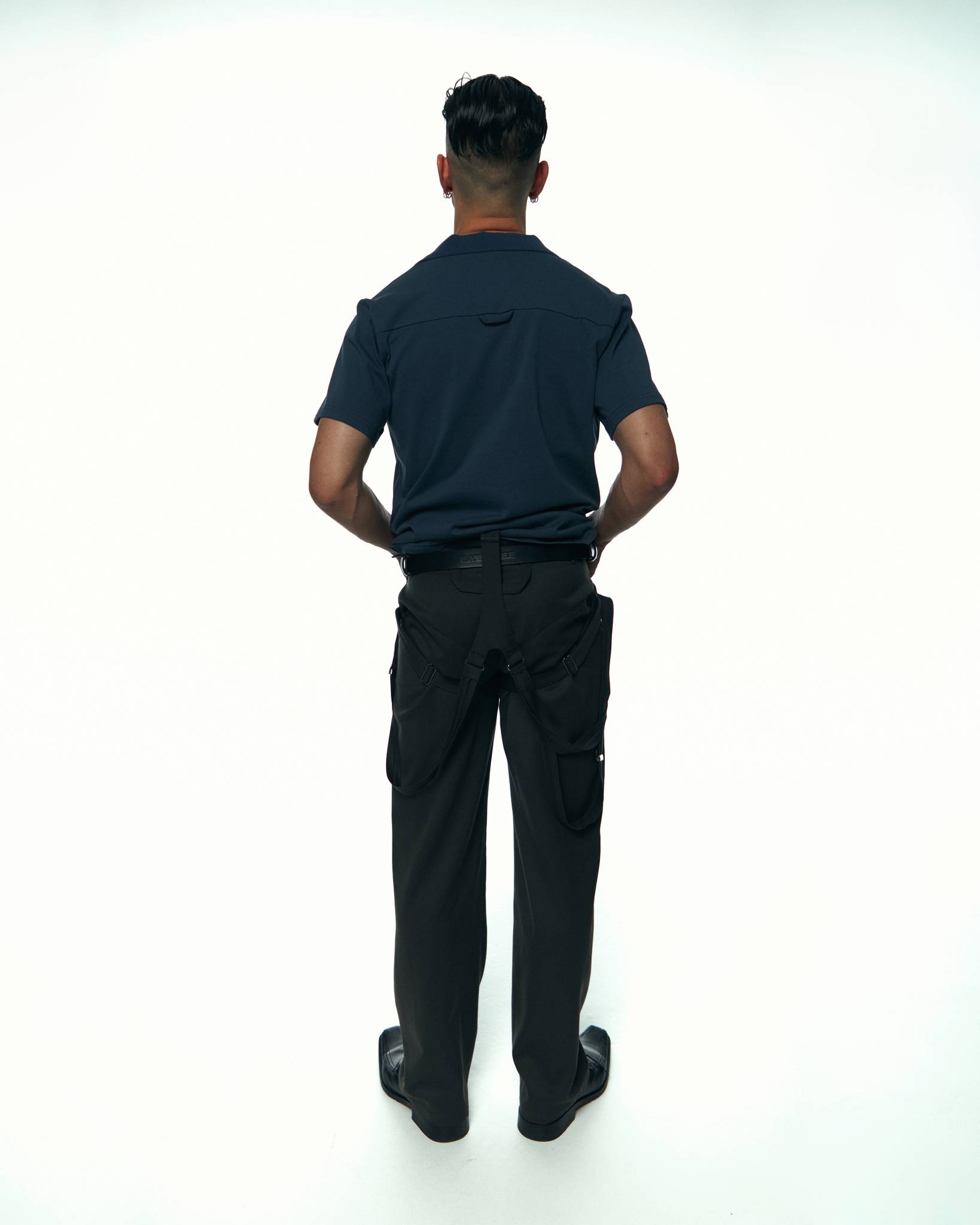 Blue Plunge Polo