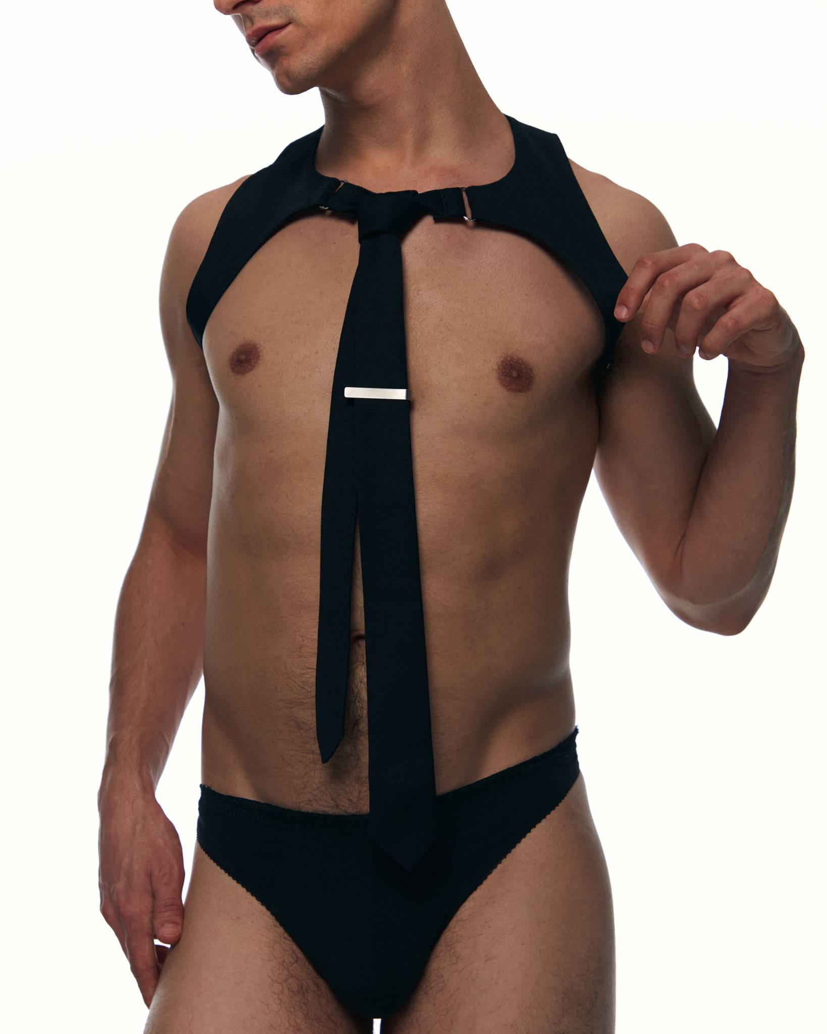Black Harness Tie
