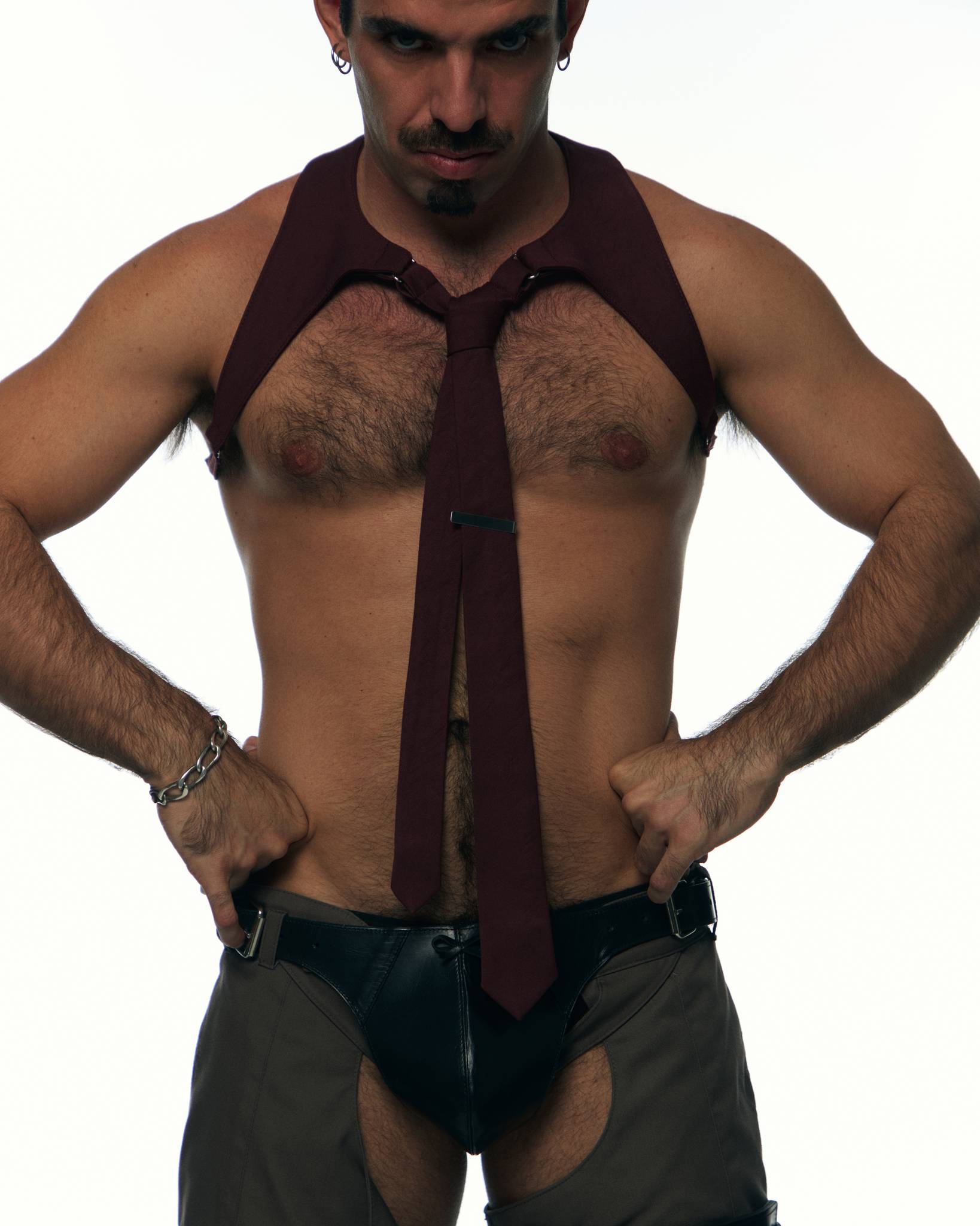Leather Briefs Belt