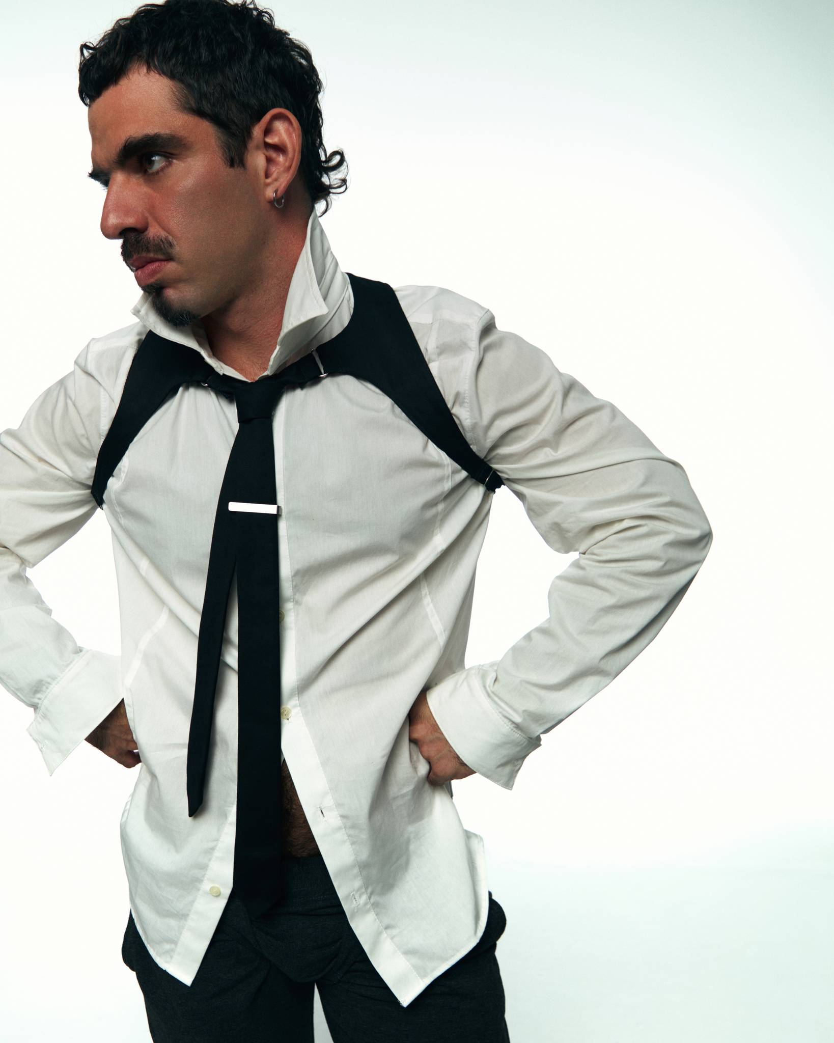 Black Harness Tie