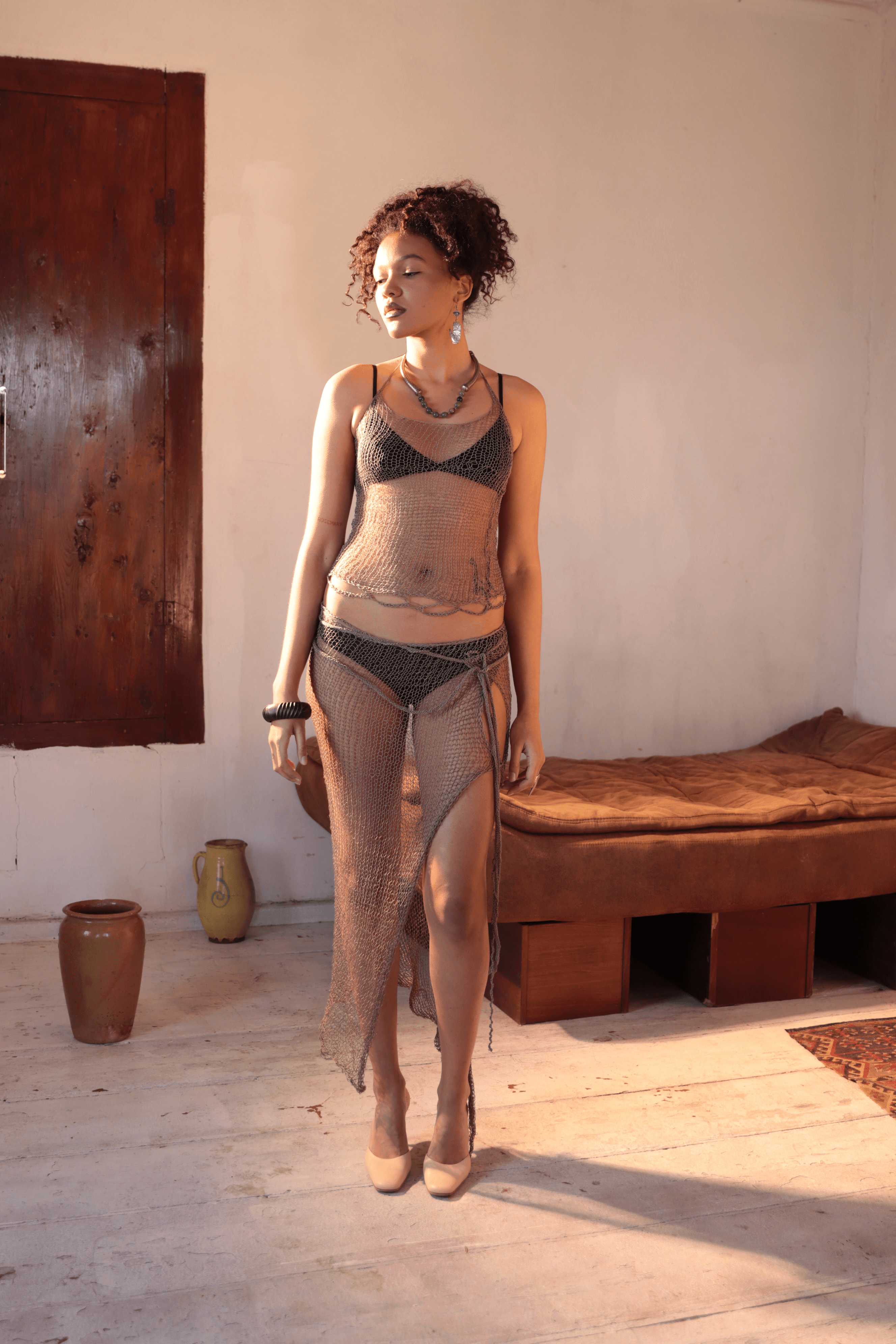 Pareo Tina Skirt in Swamp