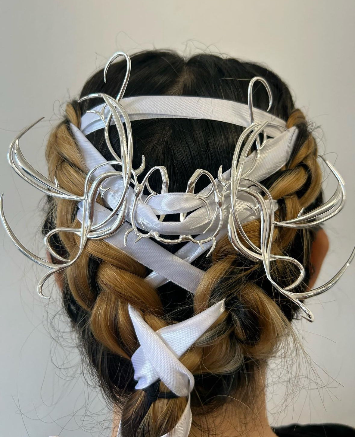 .925 Silber Dornen-Gesichtsmaske