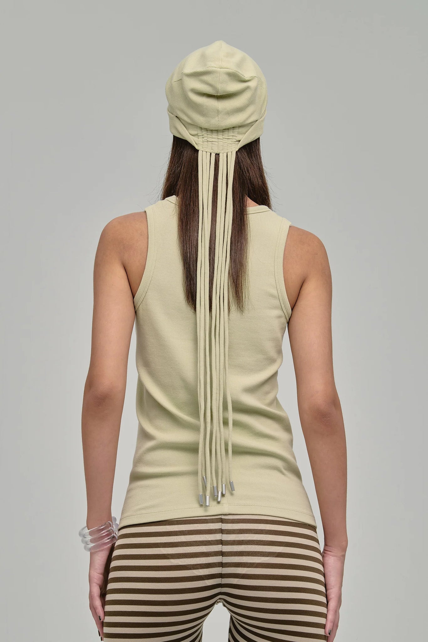 Whip Beanie in Beige