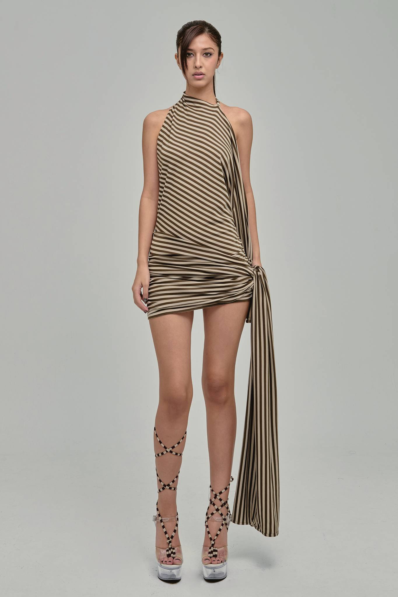 Tipsy Dress in Olive