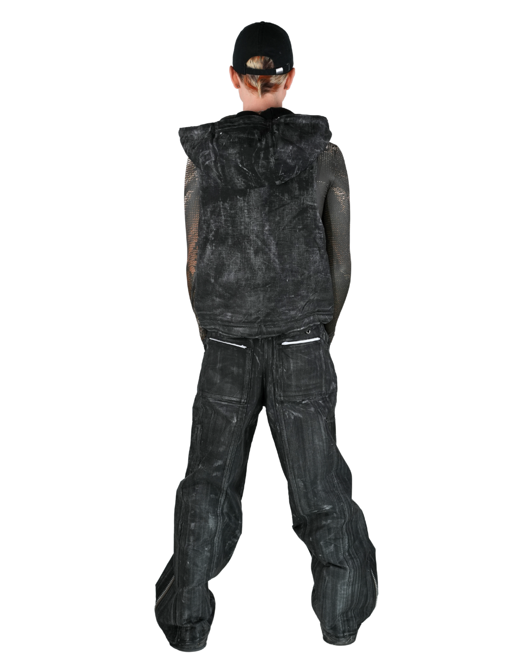 Waxed01 후드 조끼