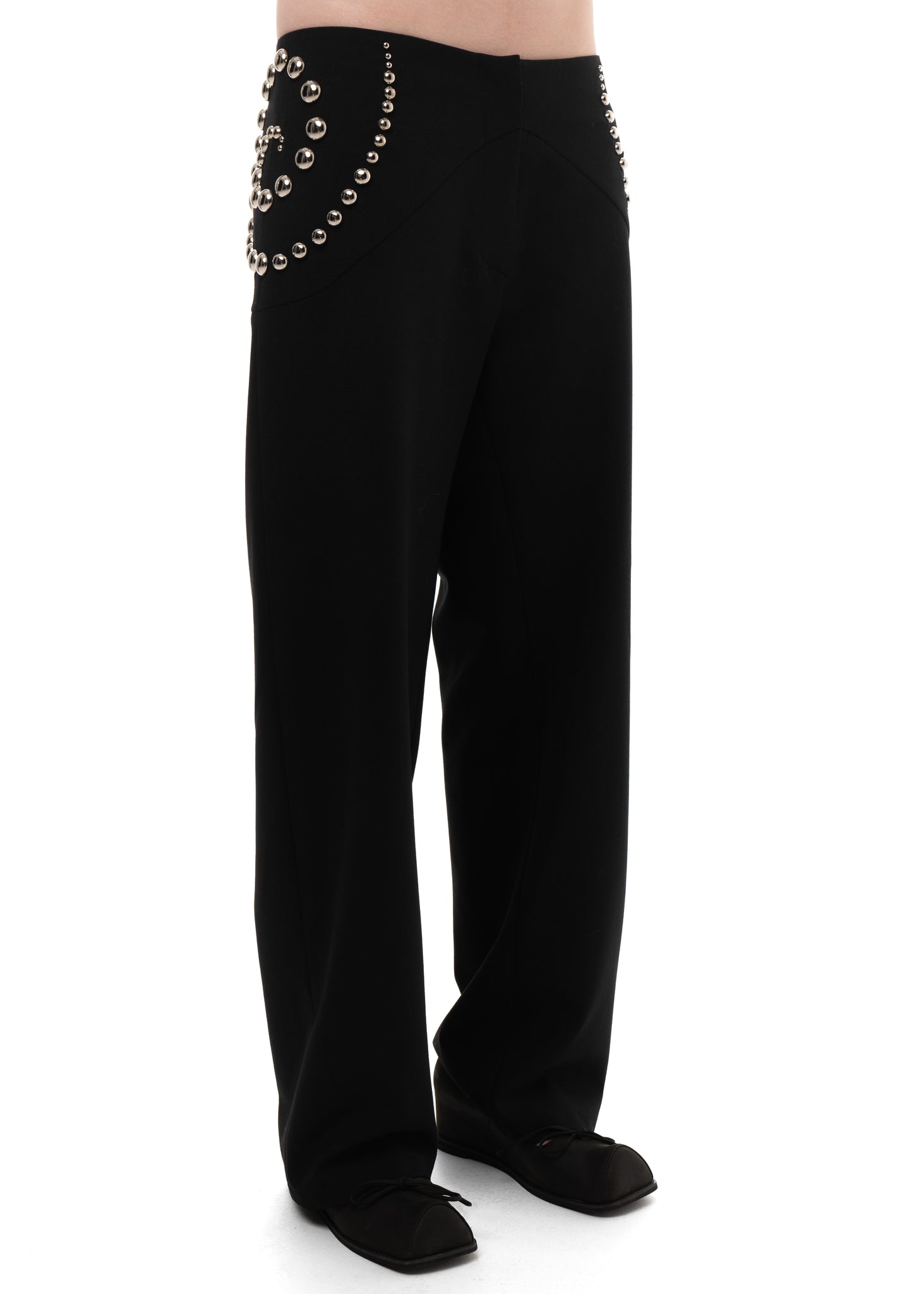 Studded Spiral Trousers