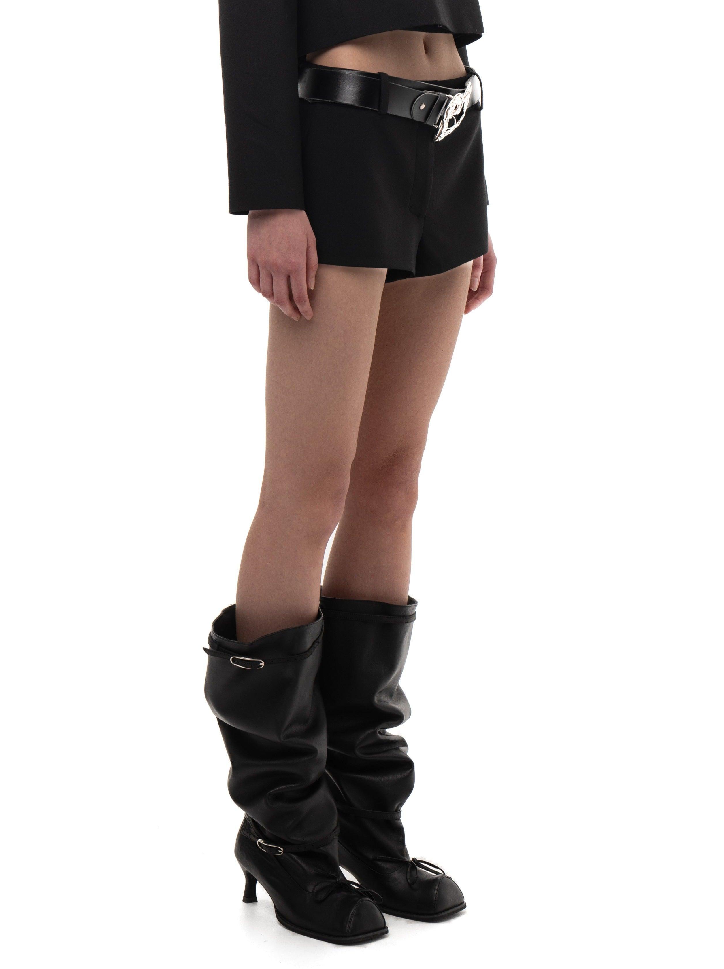 울 미니 반바지