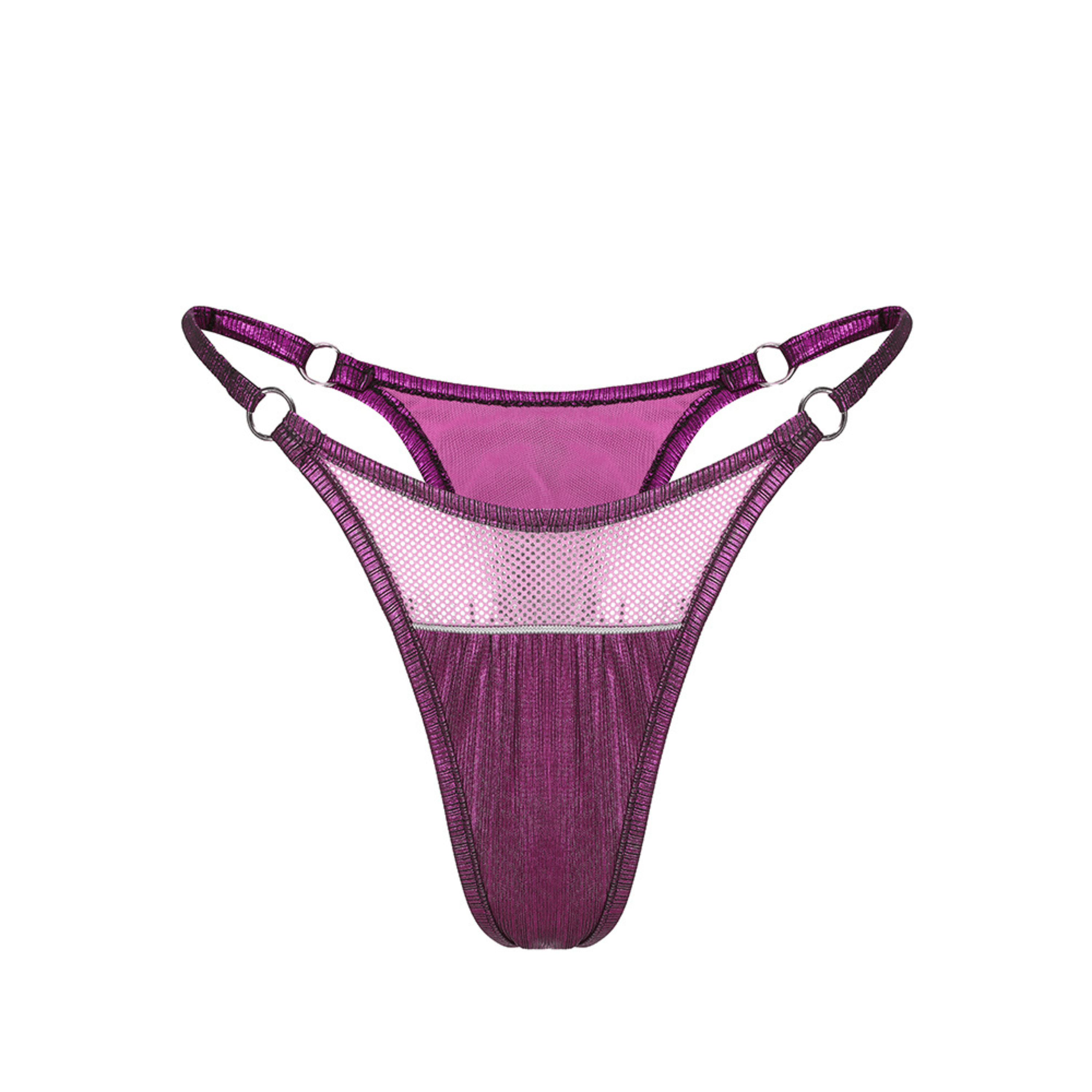 고양이의 반짝이는 비키니 바텀