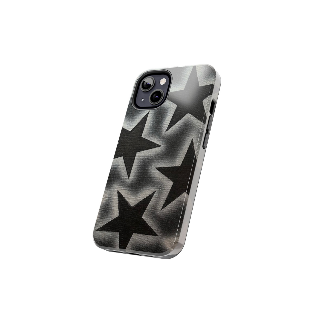 Chrome Stars Airbrush iPhone Case