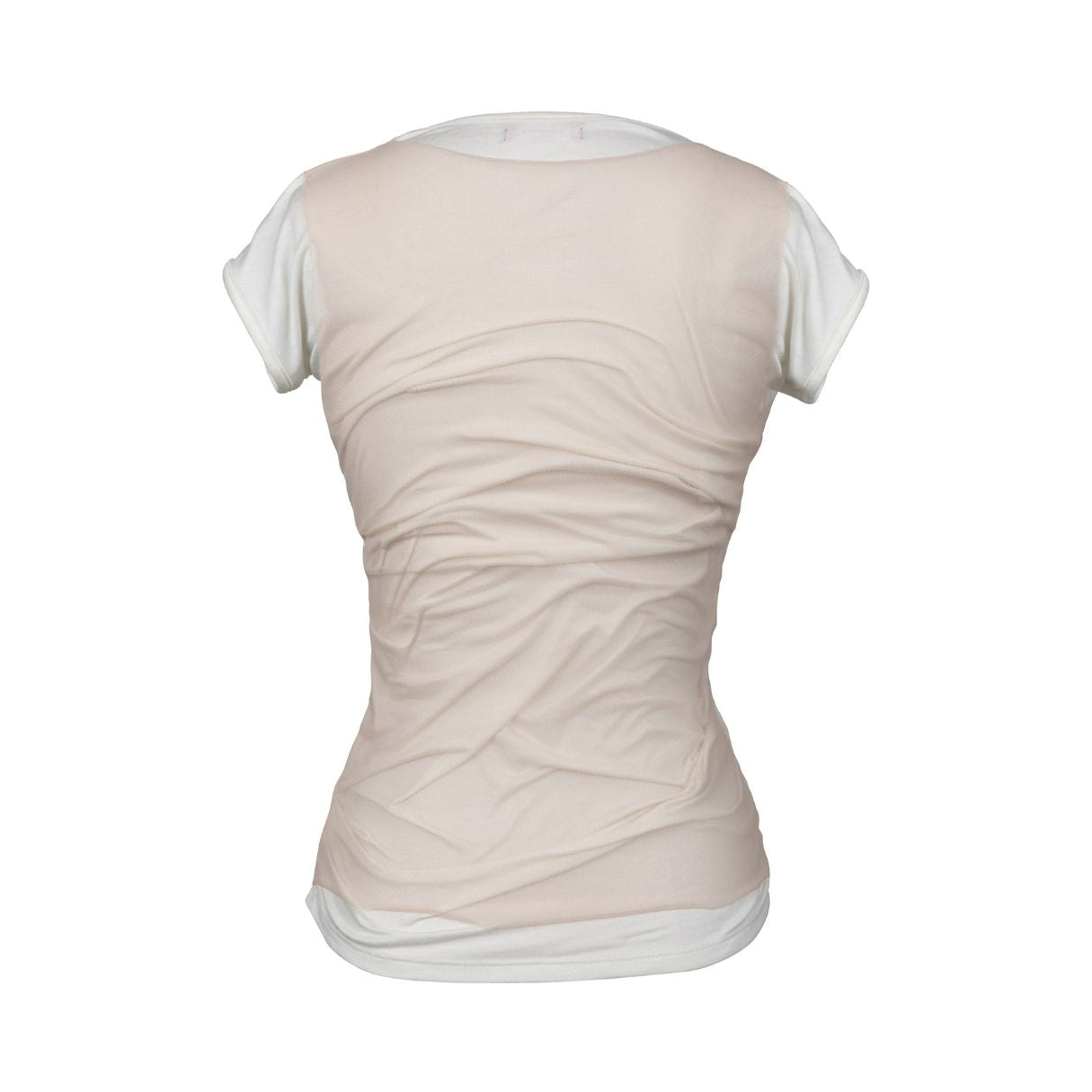 Net Tee in Strawberry Milk