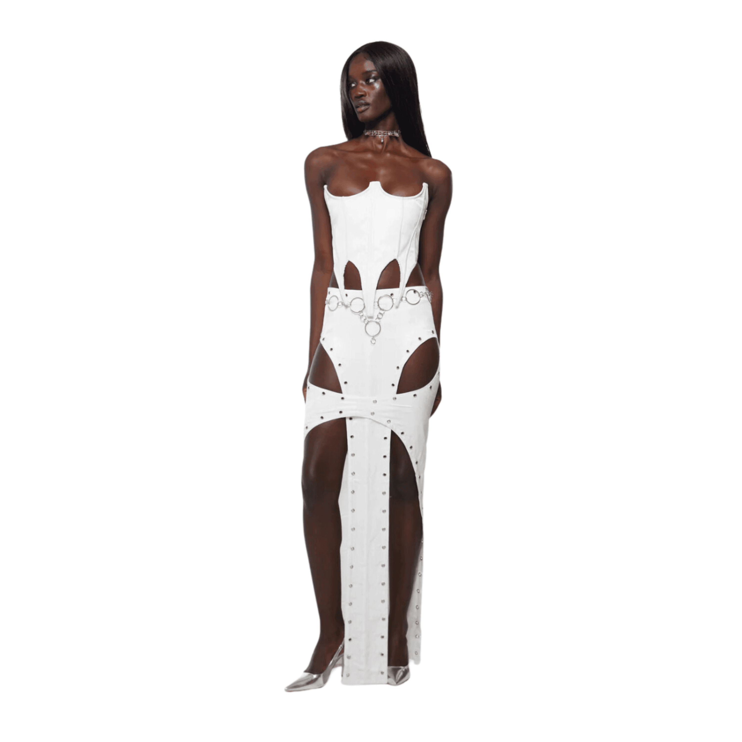 The Assassin Skirt in White