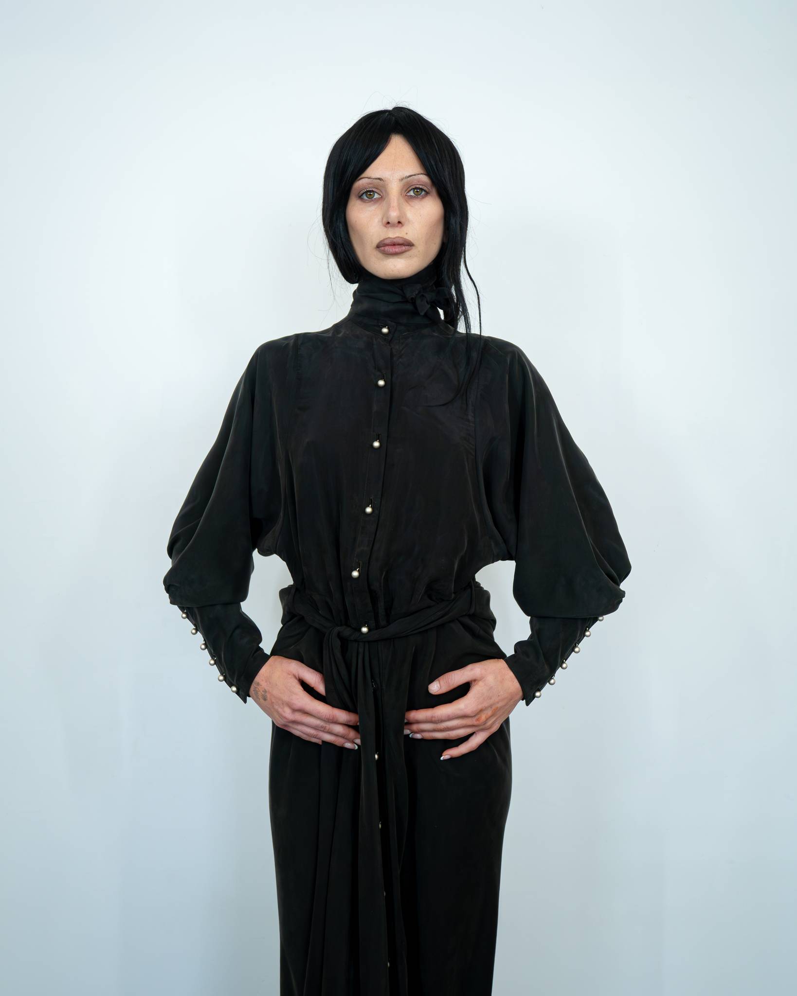 DEB Bishop Dress Black