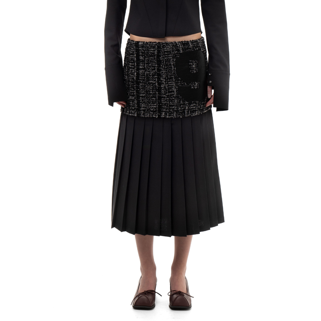 Pleated Long Skirt