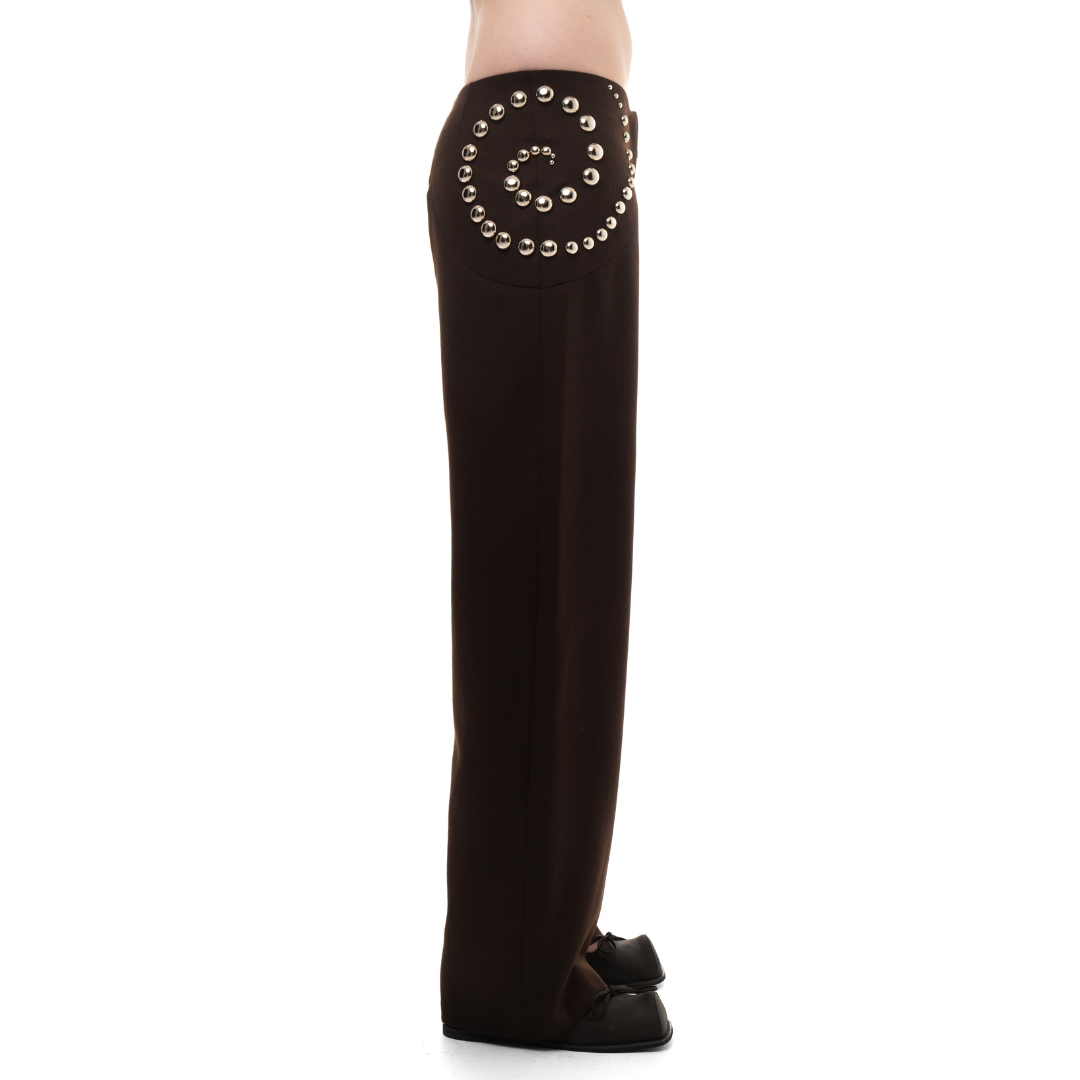 Studded Spiral Trousers