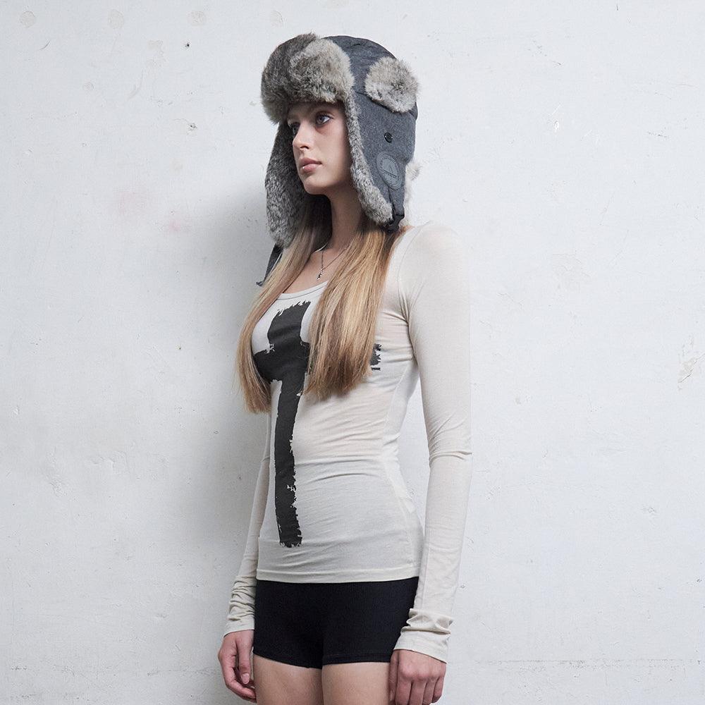 베이지색 긴급 긴팔