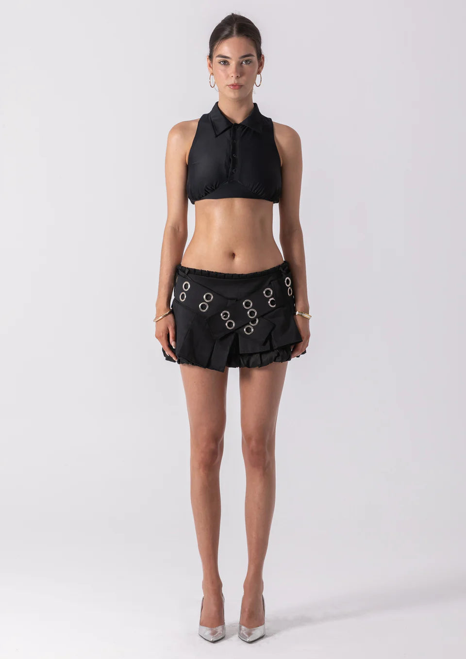 Koming Mini Skirt in Black – ap0cene