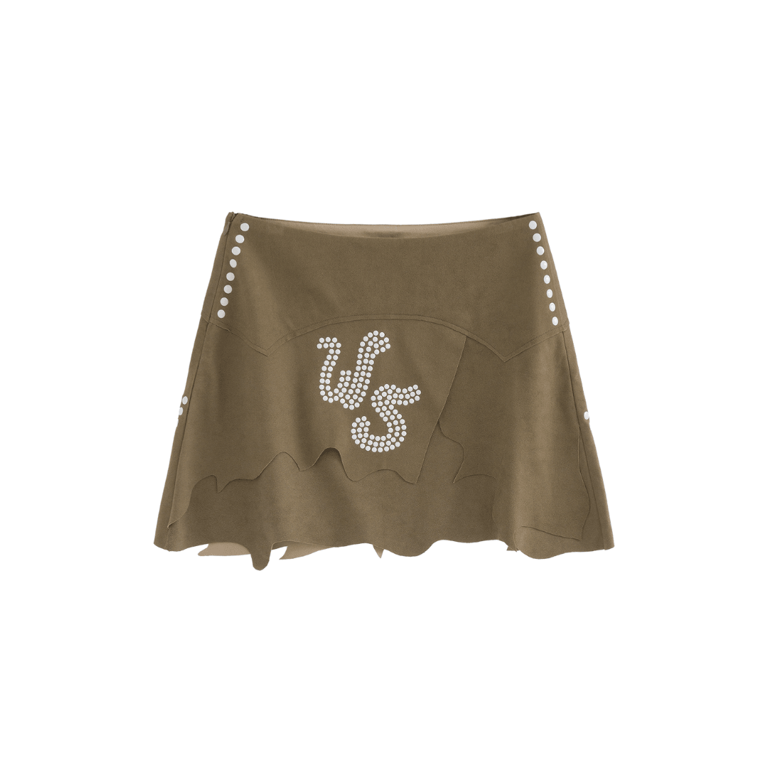 Self Cross Patchwork Skirt