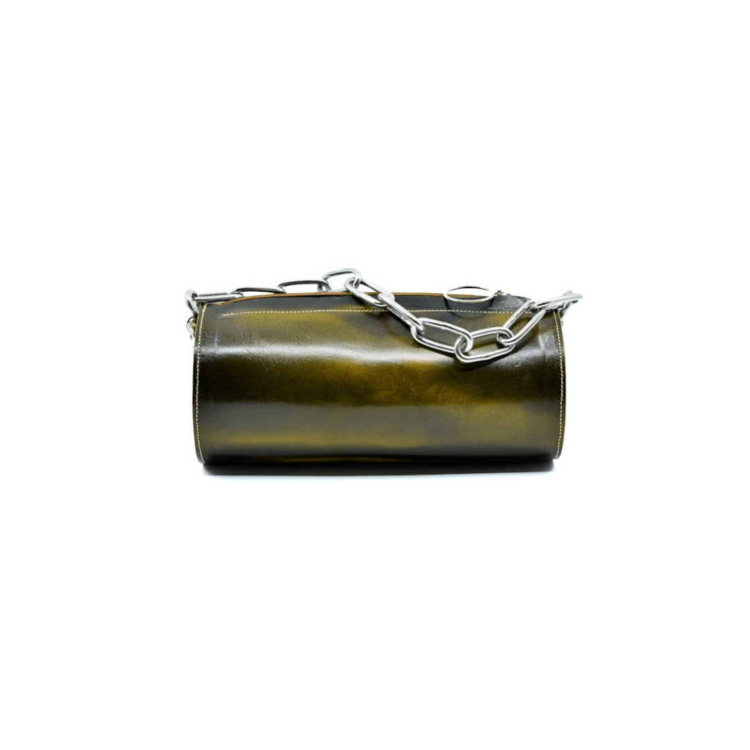 리퀴드 그린 미니 배럴 백