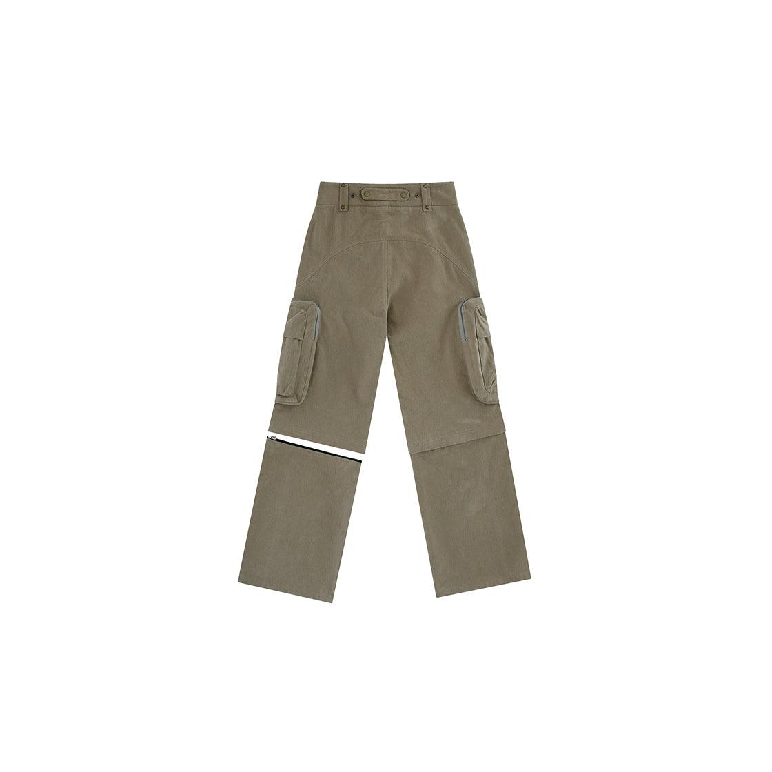 Detachable Cargo Pants in Cream