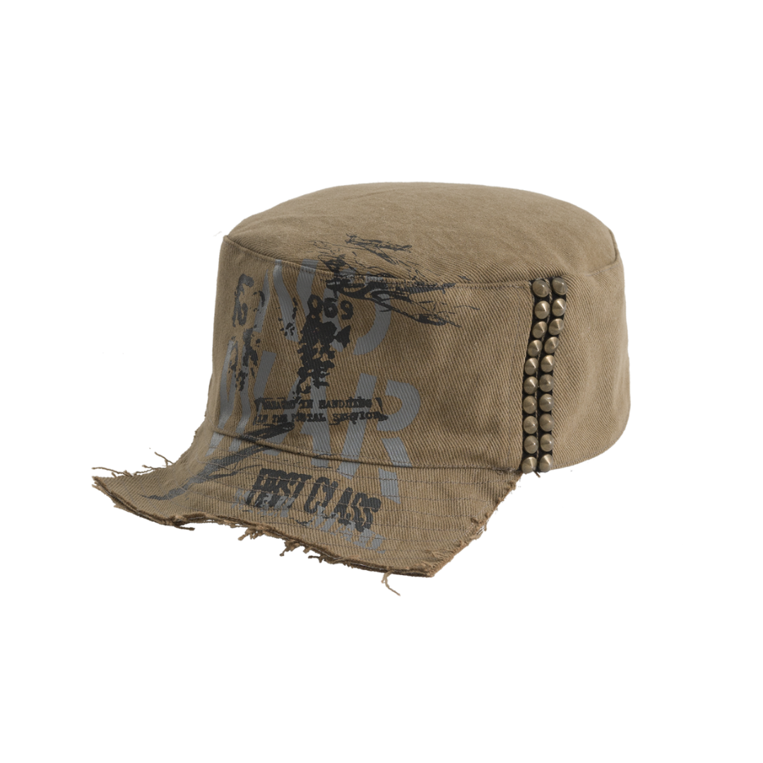 NOWAR Shaped Flat Brim Cap