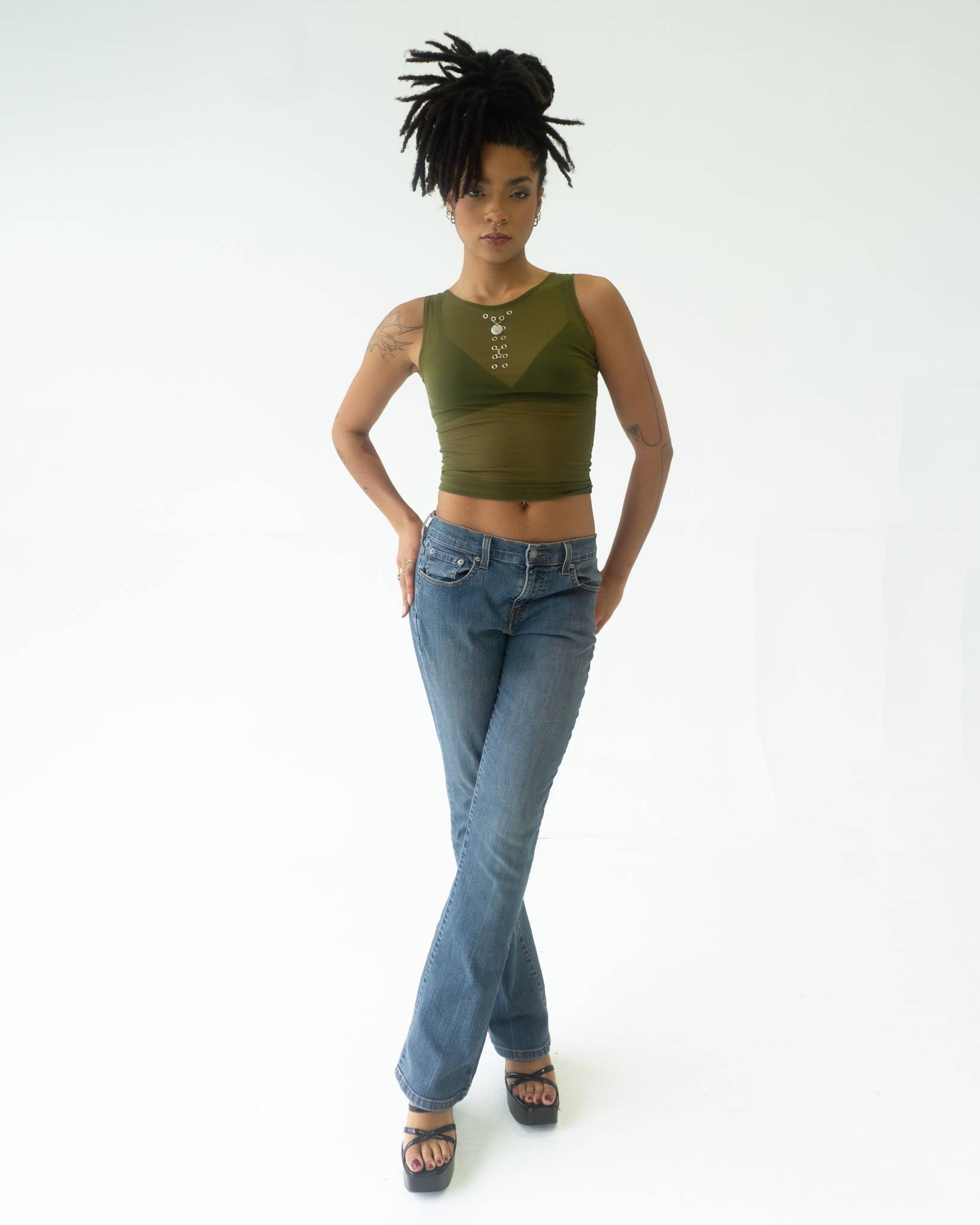 The Belle Tank in Green