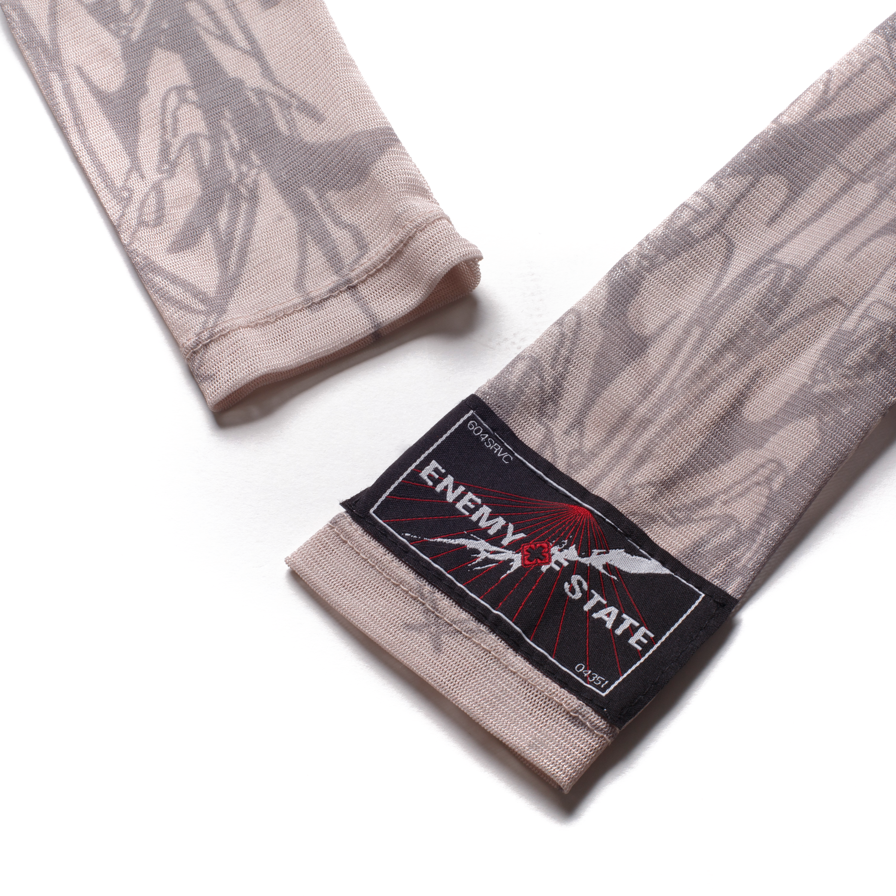 베이지색 메시 볼레로 카디건