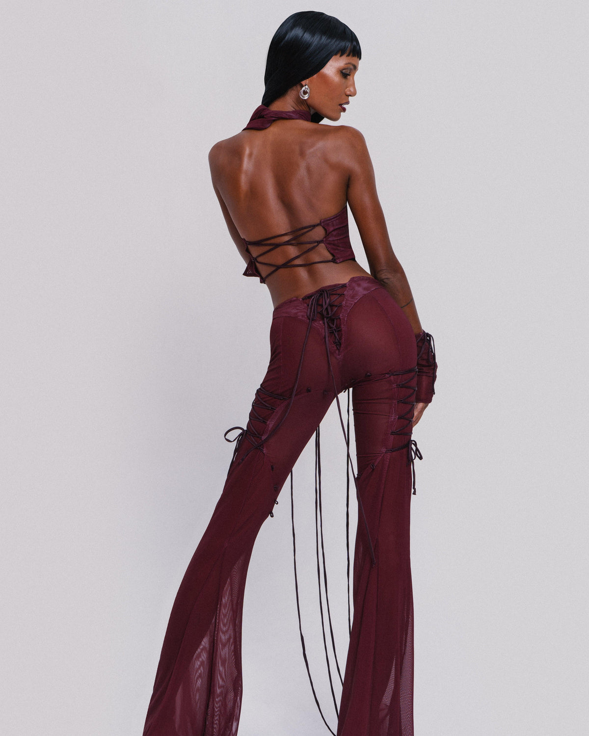 Feelings Die Pants in Wine