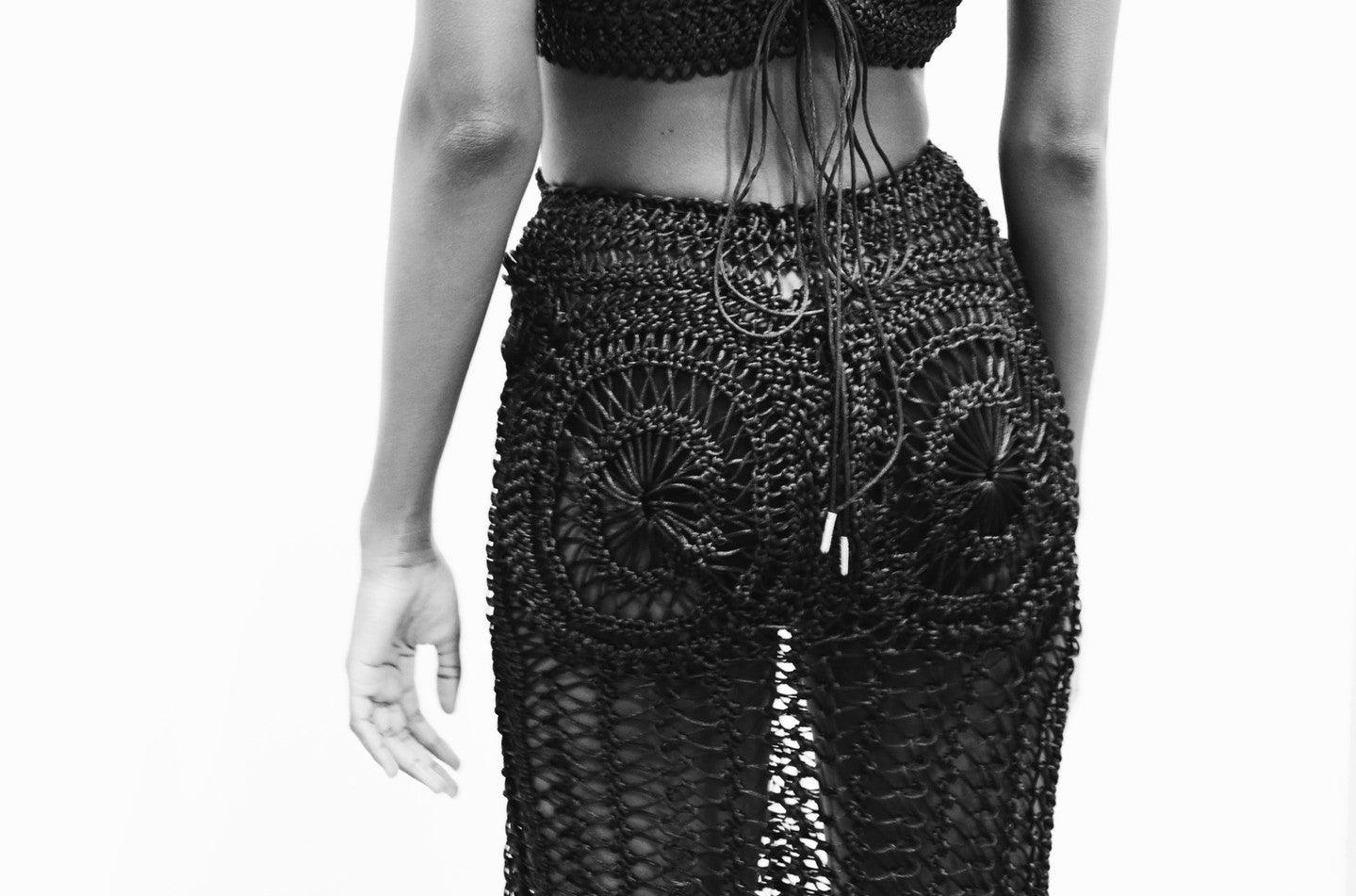 Palmira High Slit Skirt