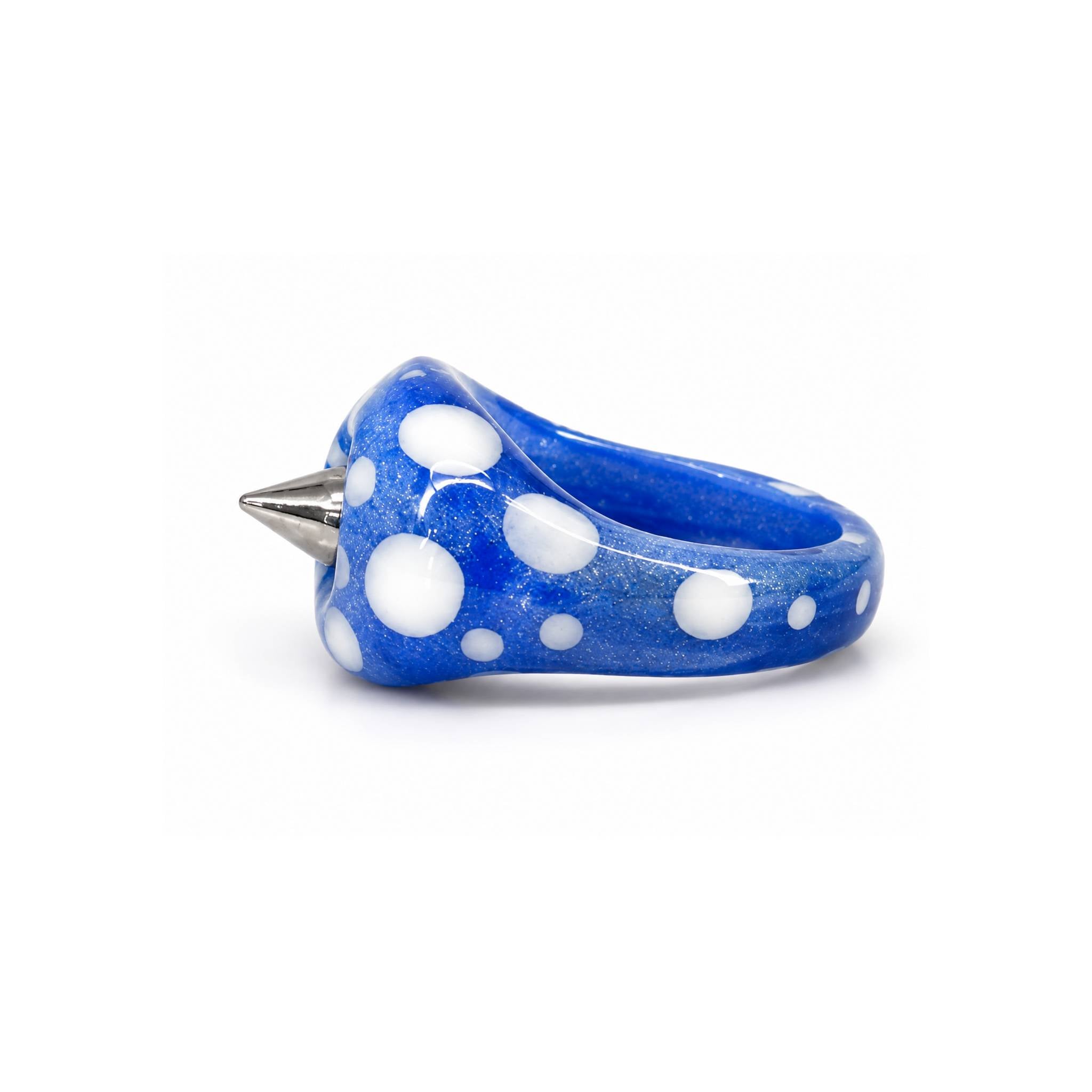 Polka Blue