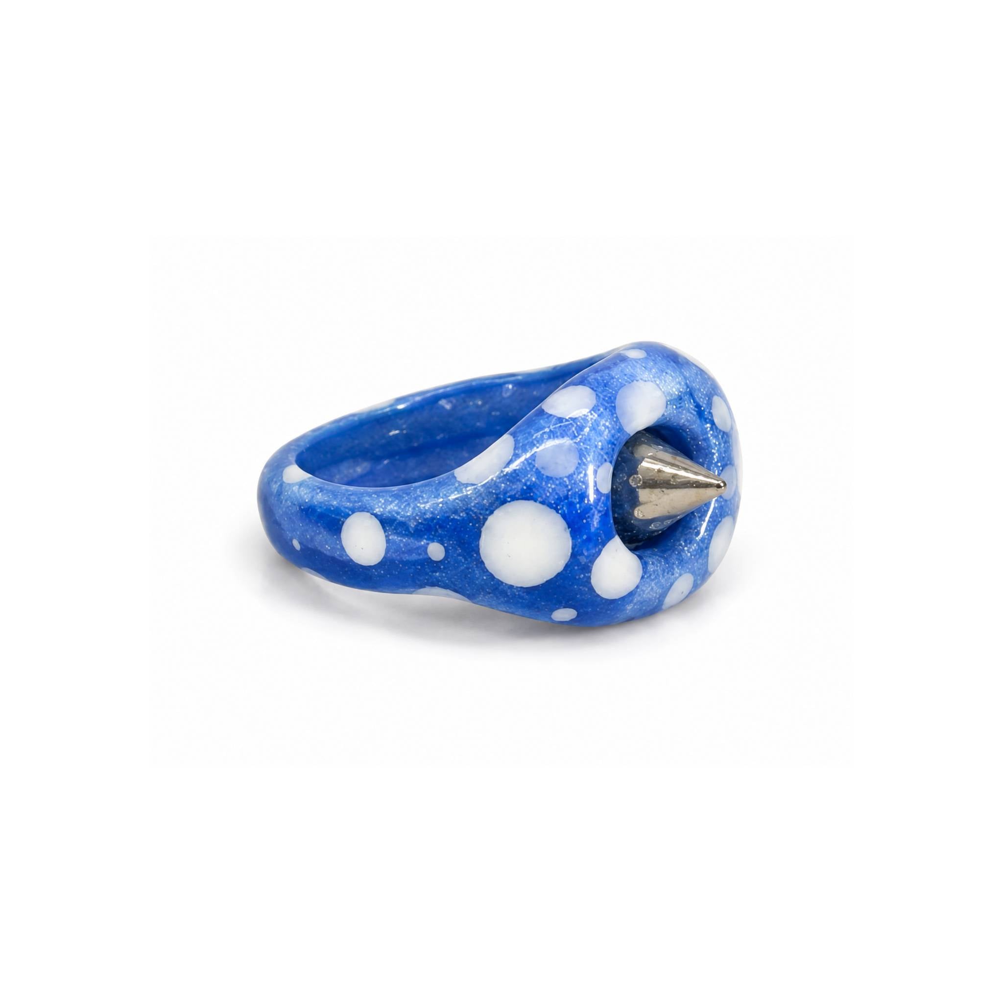Polka Blue