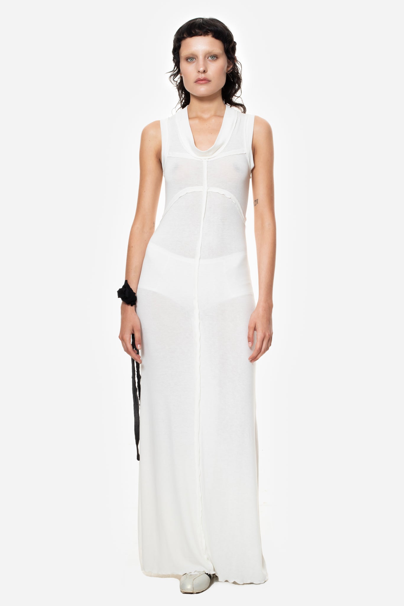 Isolde Dress White