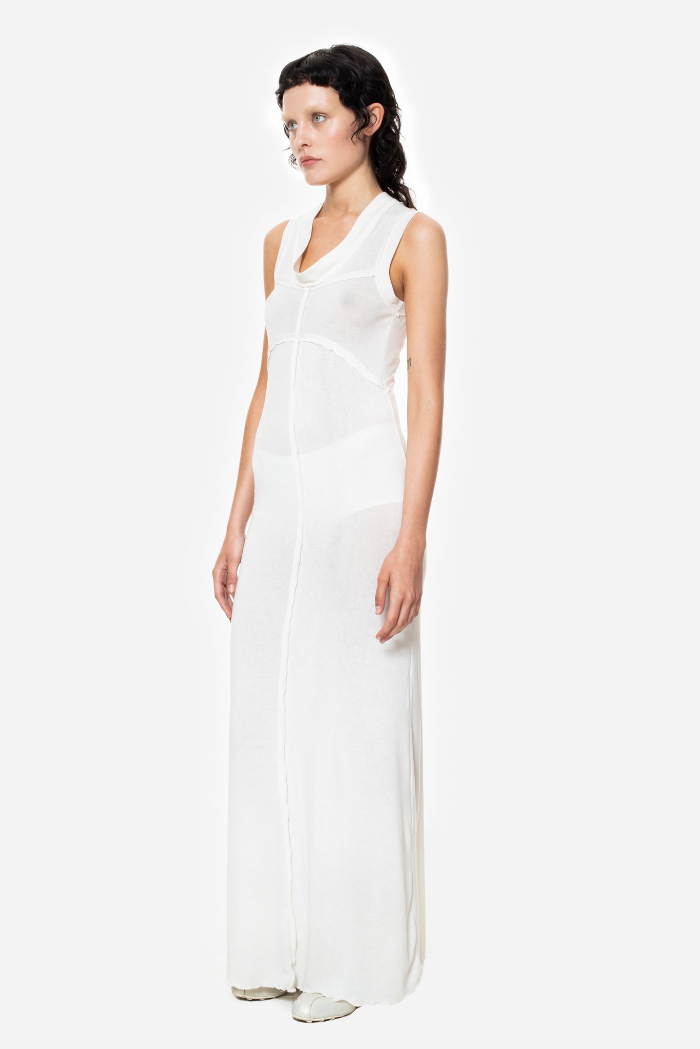 Isolde Dress White