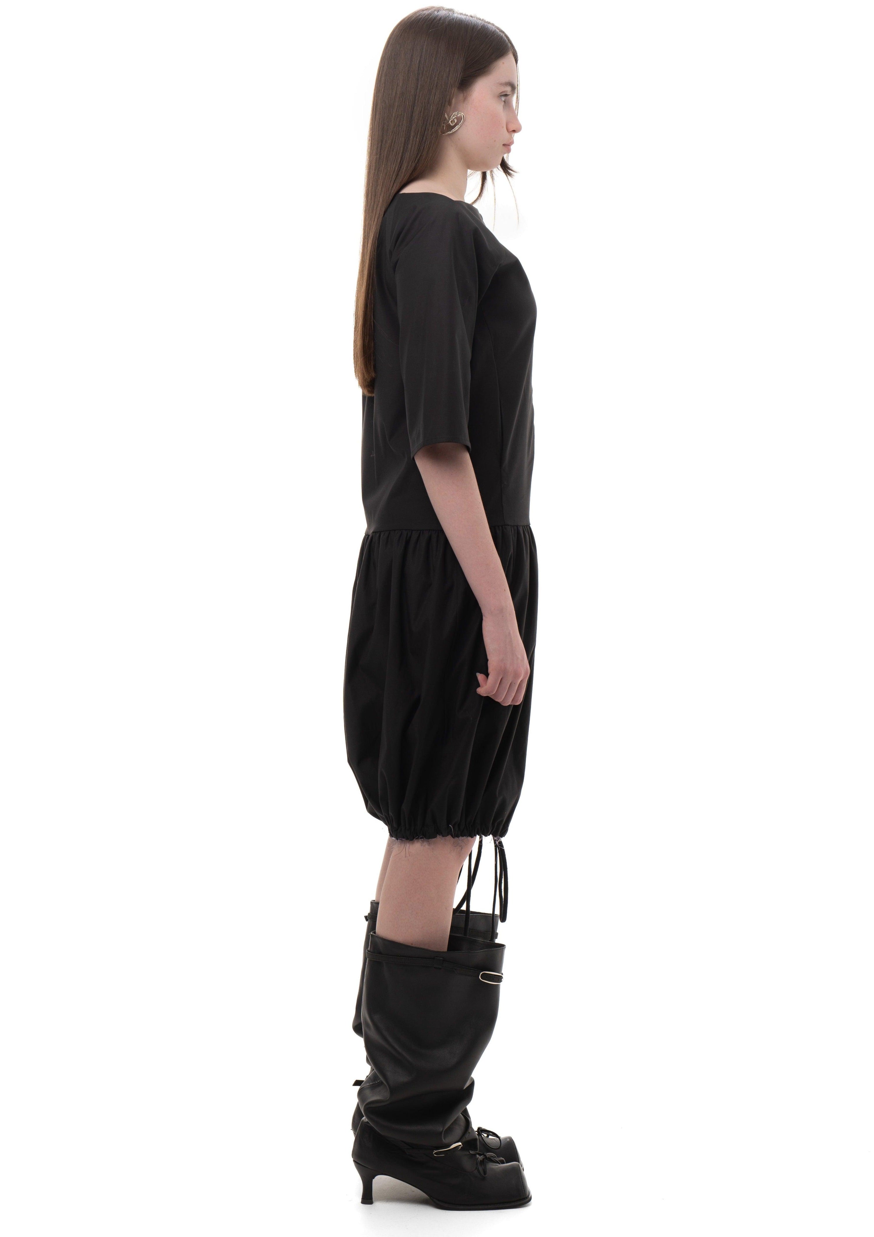 Taffeta and Sequin Track Dress