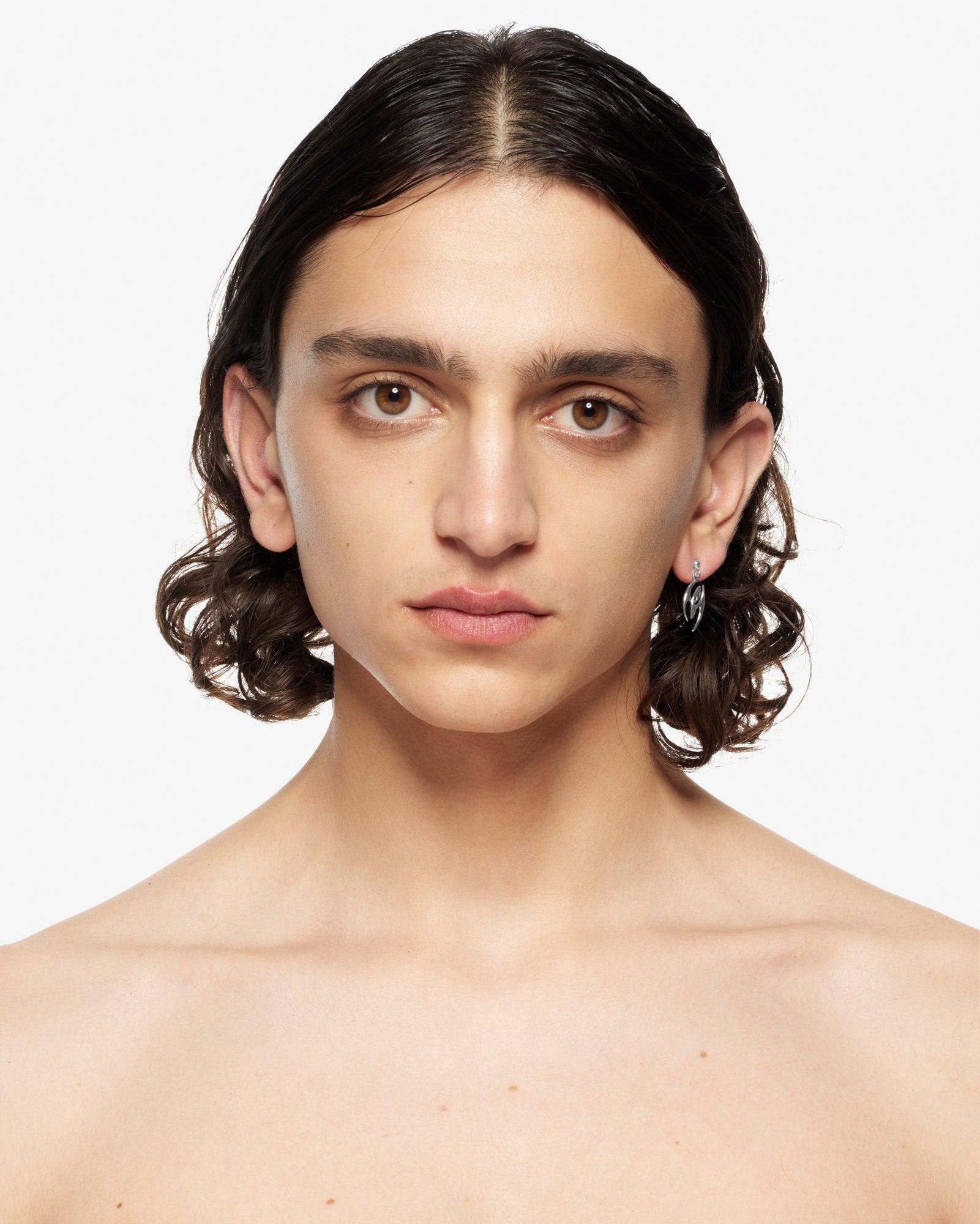 실버 모바일 귀걸이