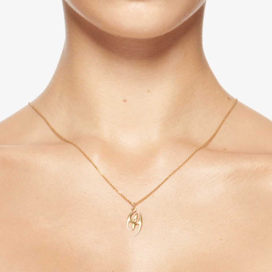 Halskette mit Goldanhänger