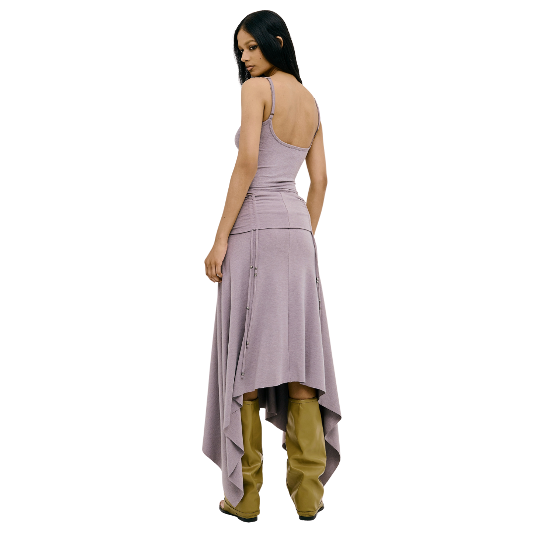 Reverent Maxi Skirt in Purple