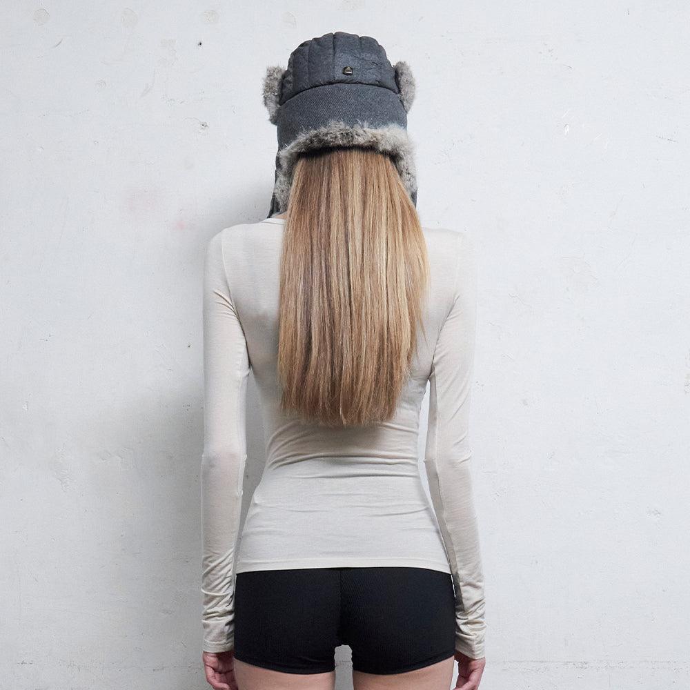 베이지색 긴급 긴팔