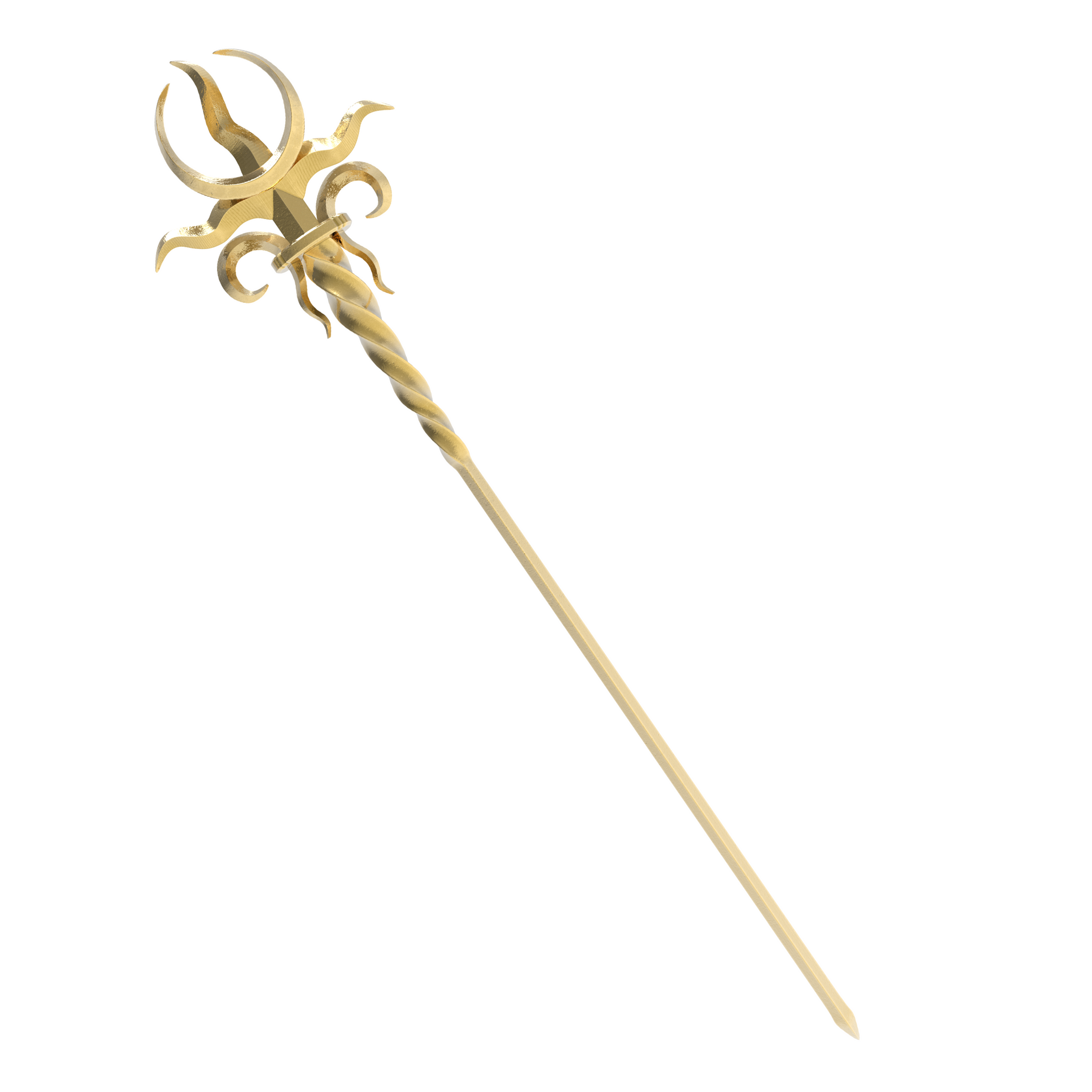 Crescent Sword Hair Pin