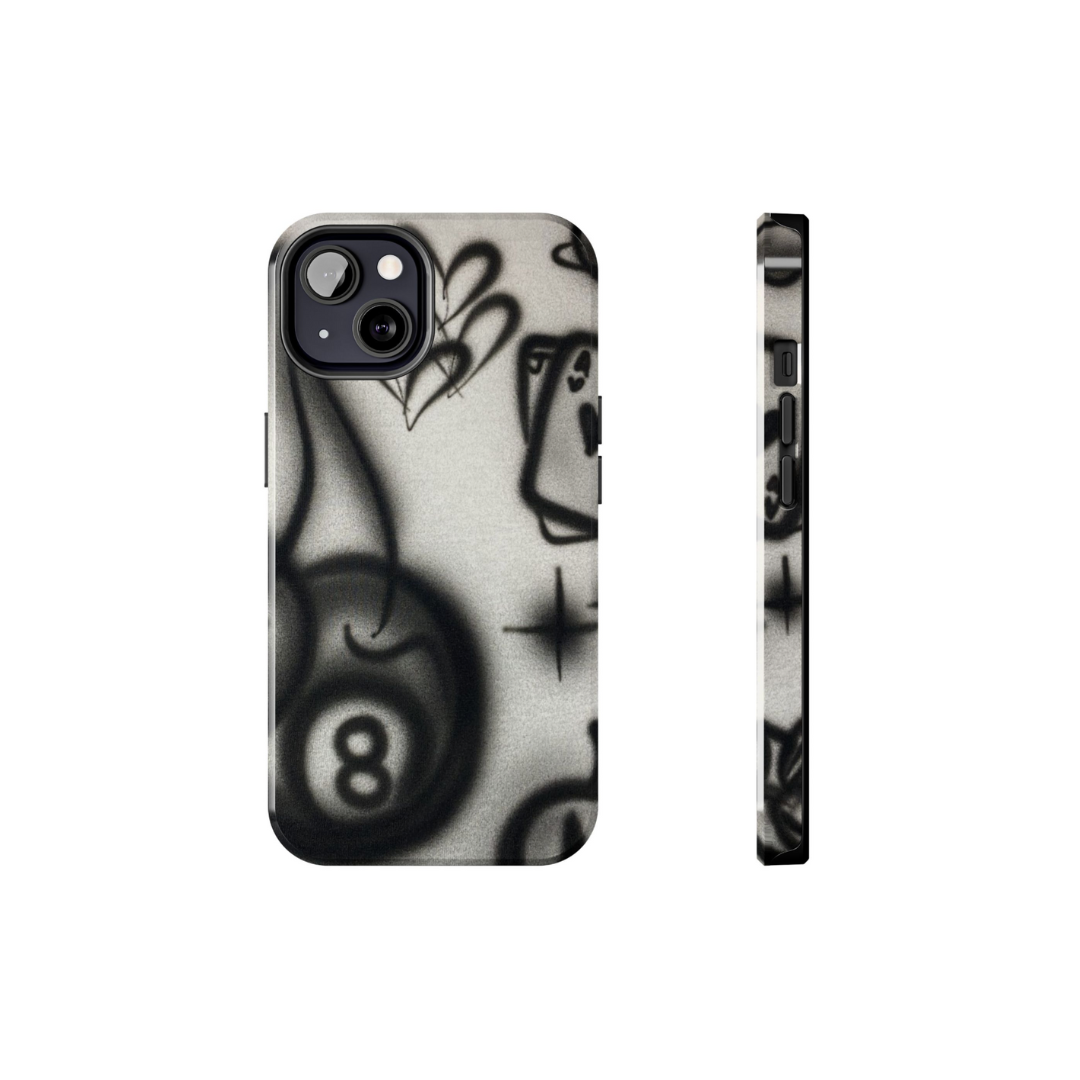 Hidden Ace Airbrush iPhone Case