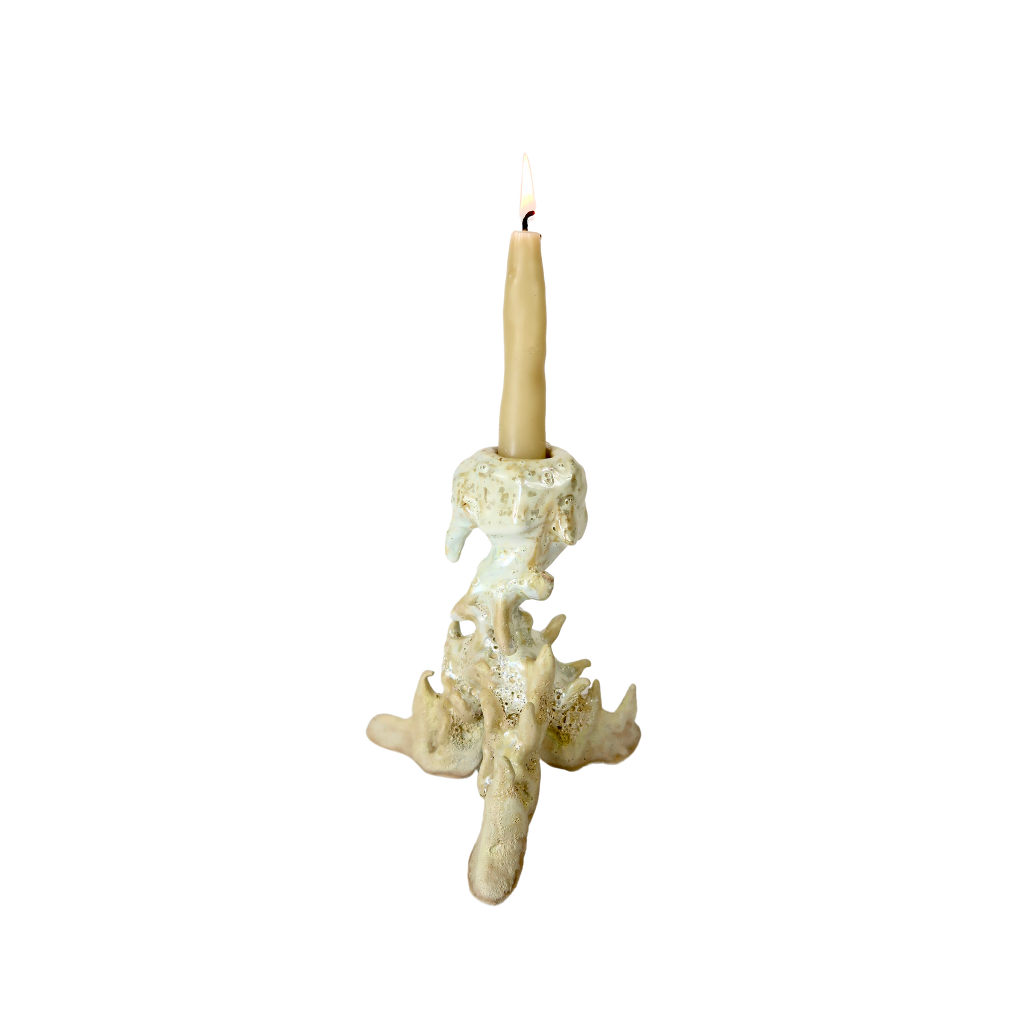 Metal Pearl Candleholder