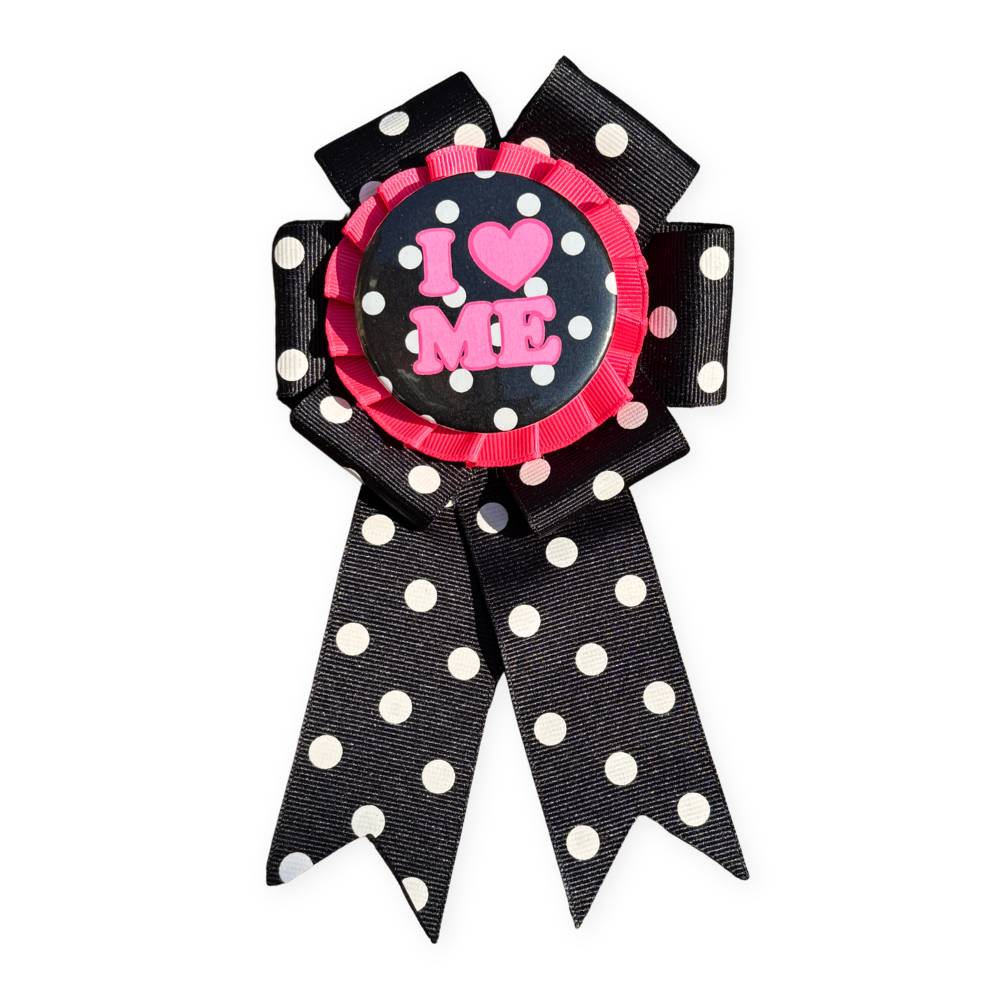 I Love Me Black Rosette