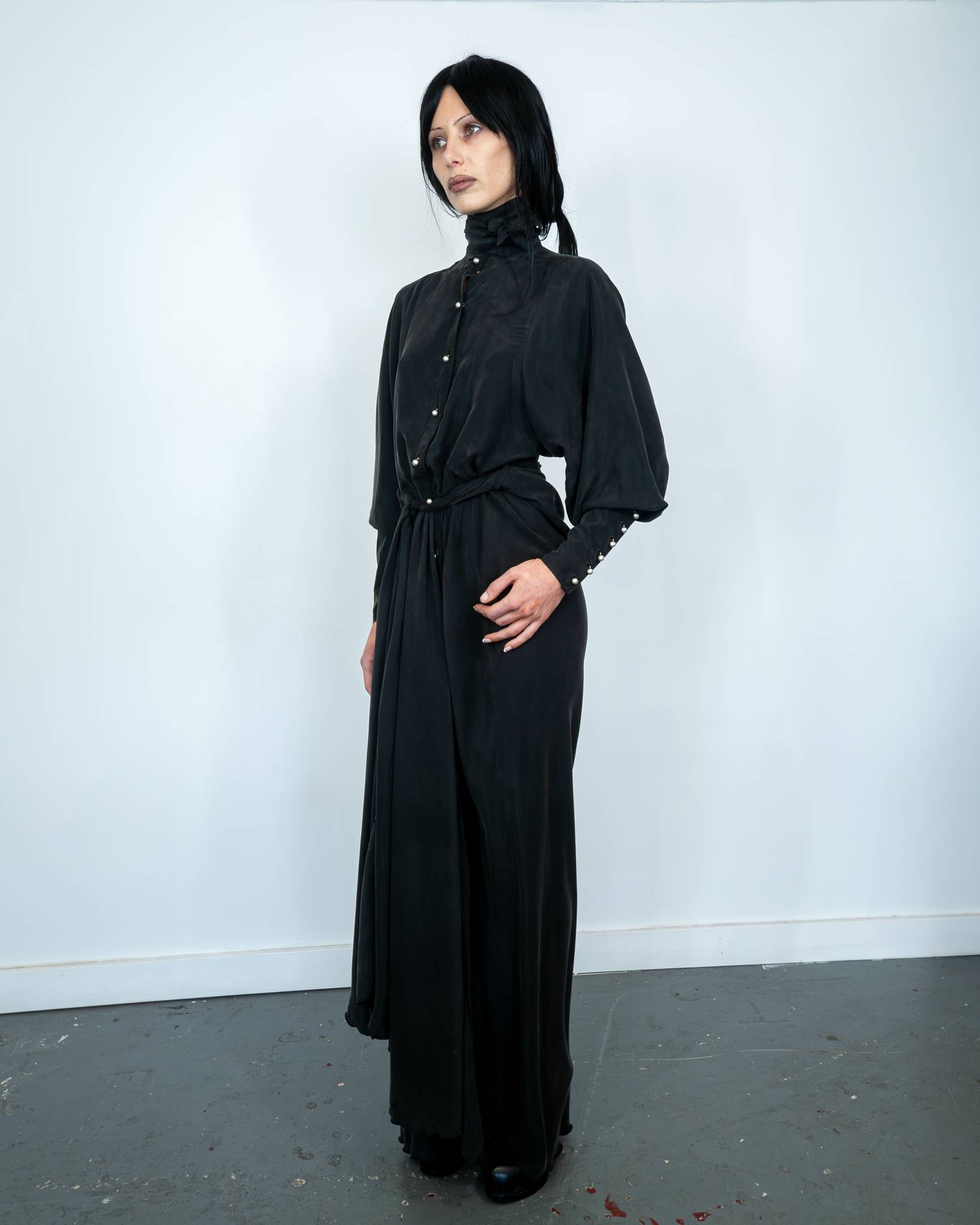 DEB Bishop Dress Black