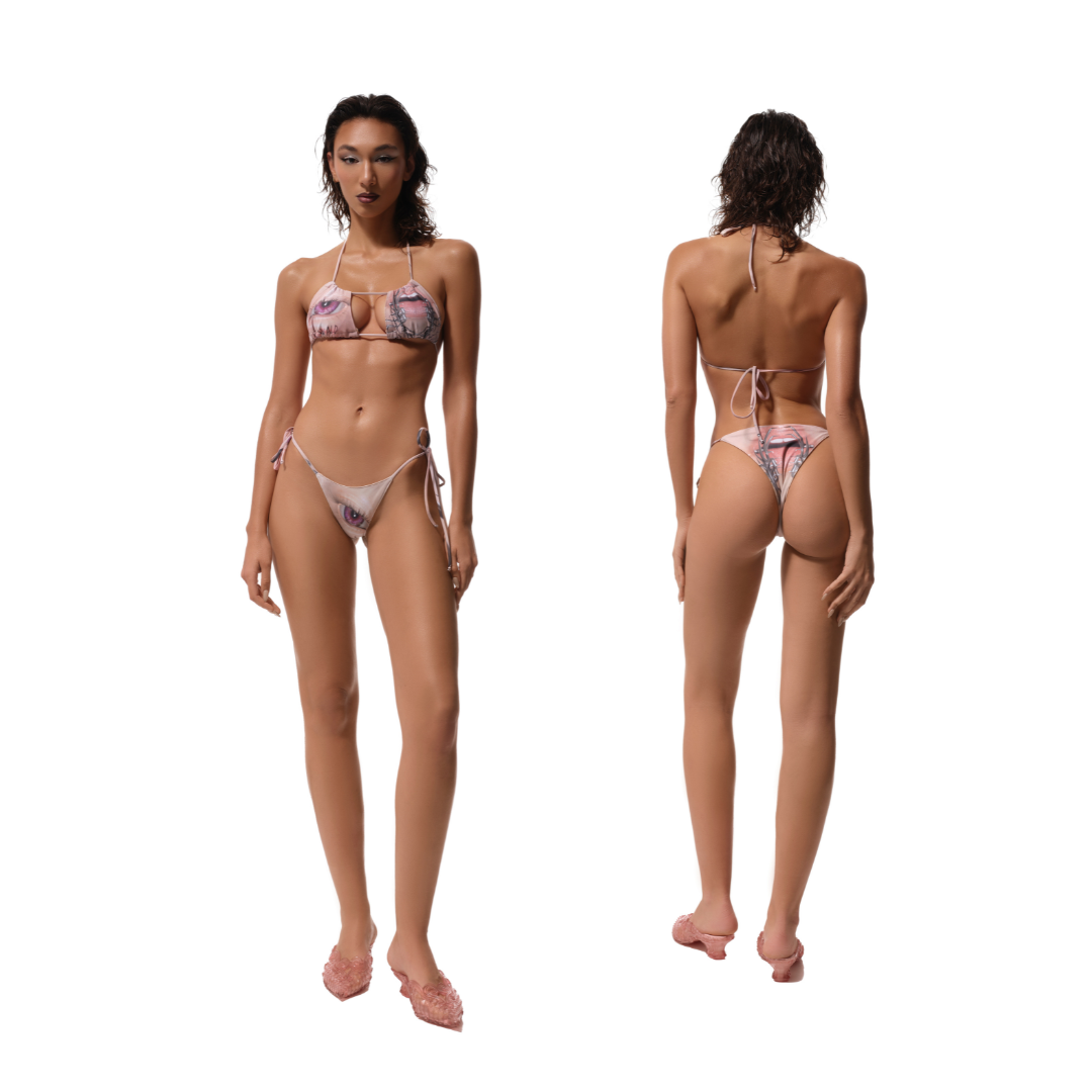 Tribal Face Bikini Bottom