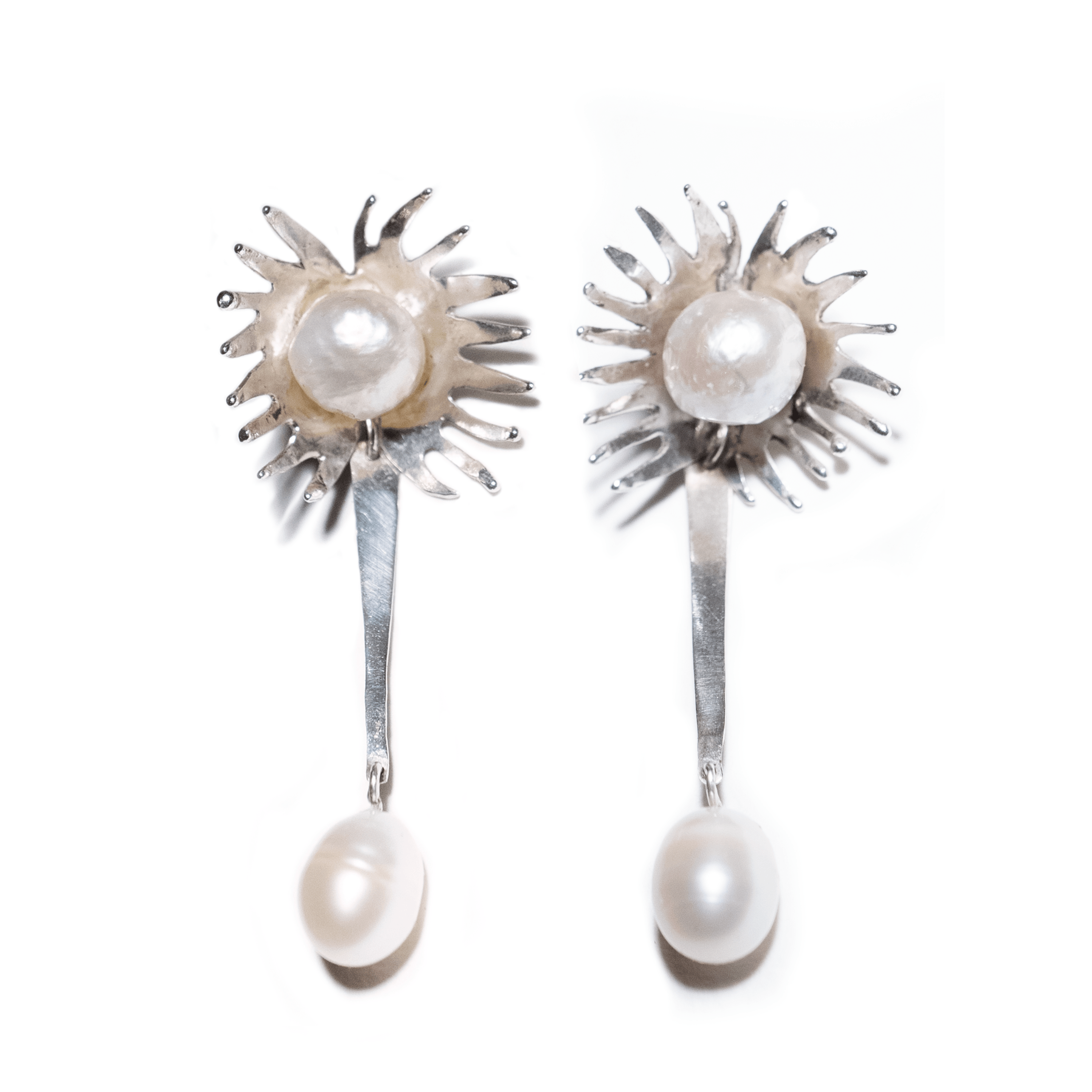 Spore Flower Earrings - Dangle