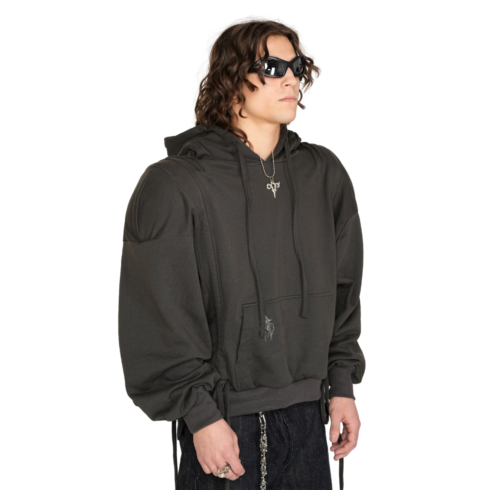 Armor Hoodie in Dark Grey