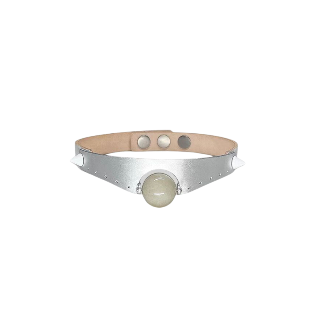 White Fortune Jade Choker