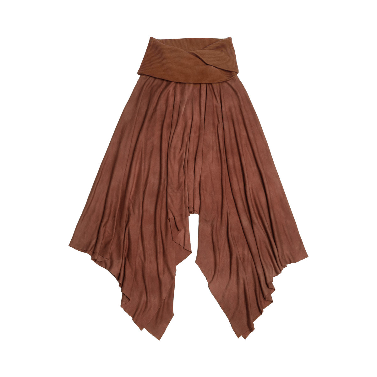 Long Hanky Skirt in Rust