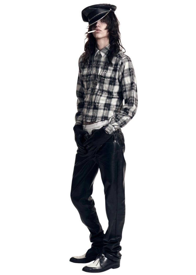 Washed Check Shirt