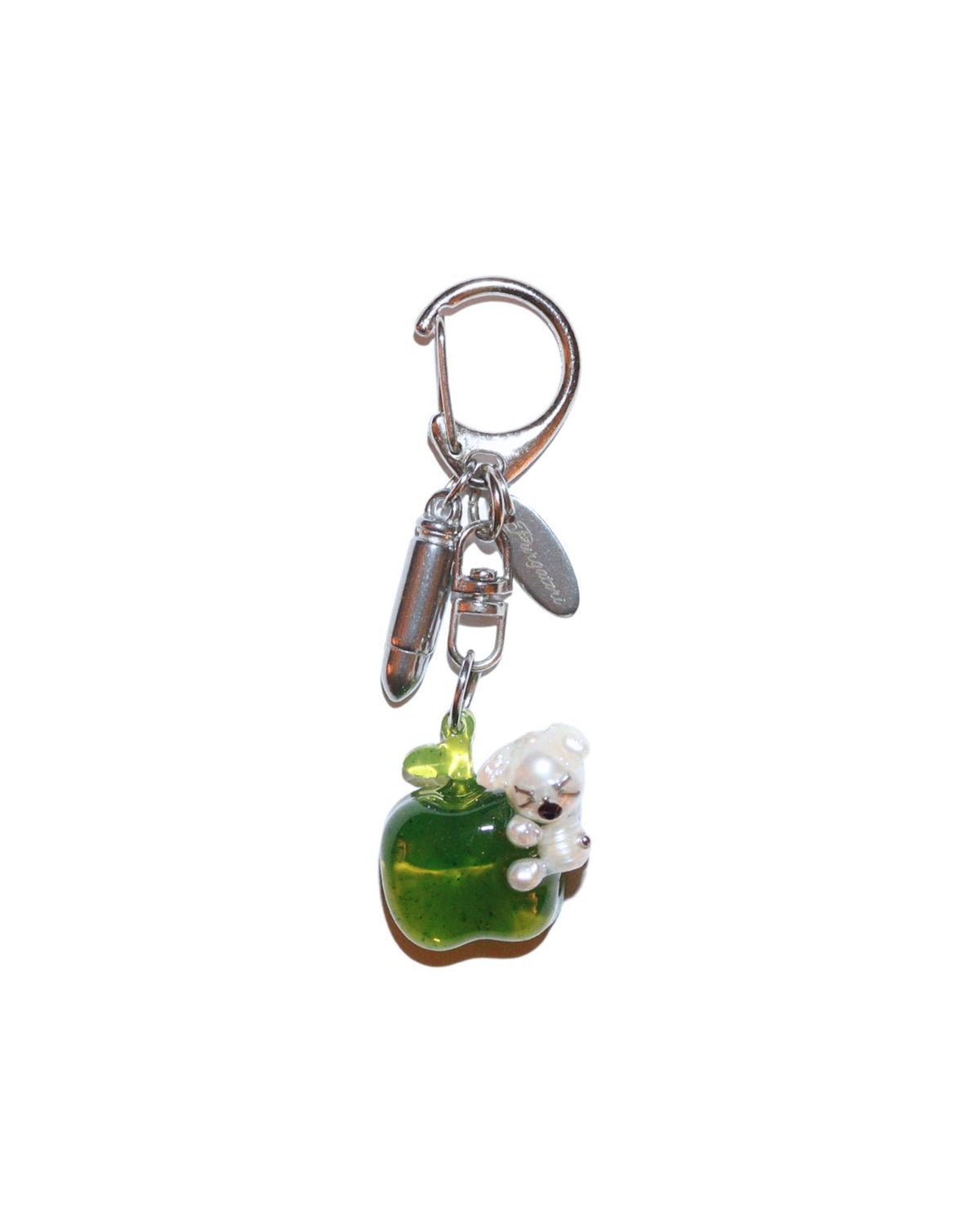 Sour Apple Charm Keychain