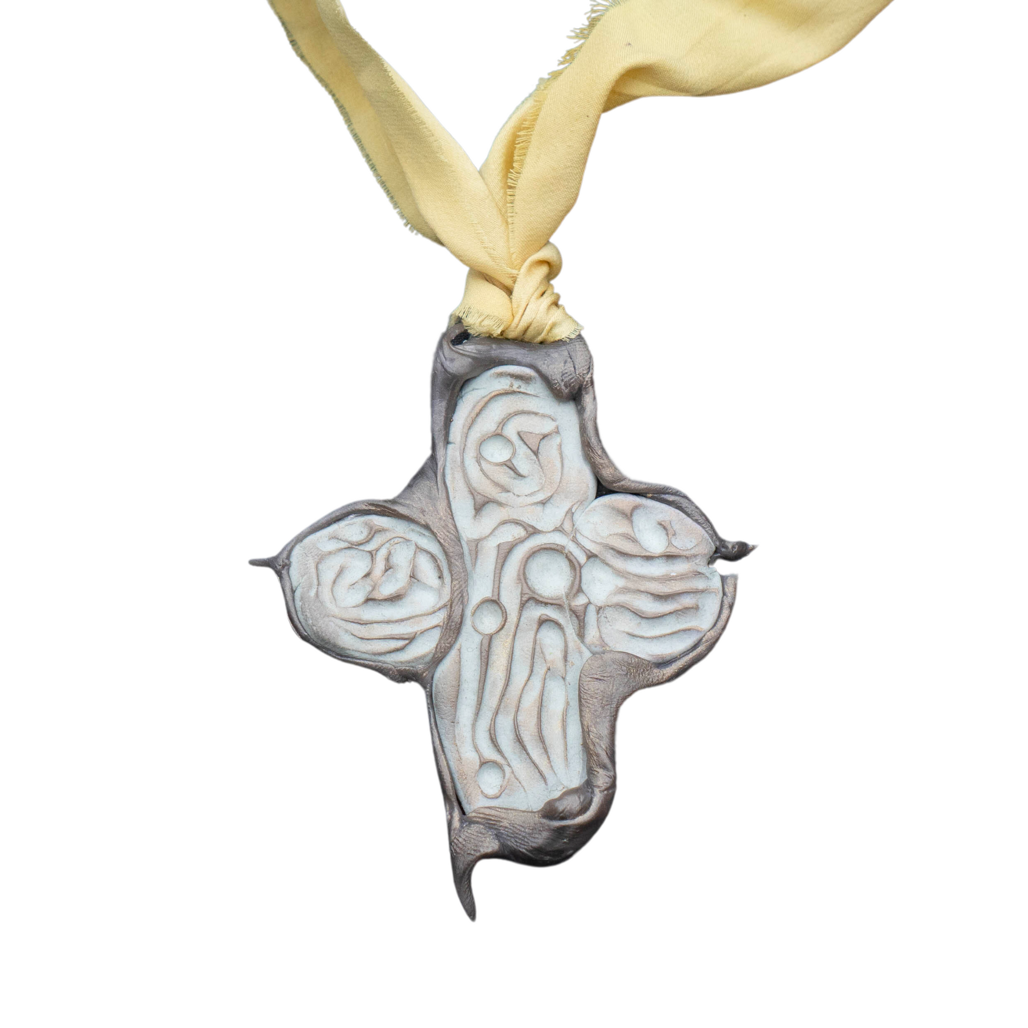 Bio+ Ribbon Medal Necklace